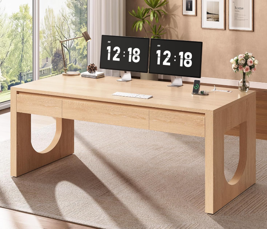 wooden desk