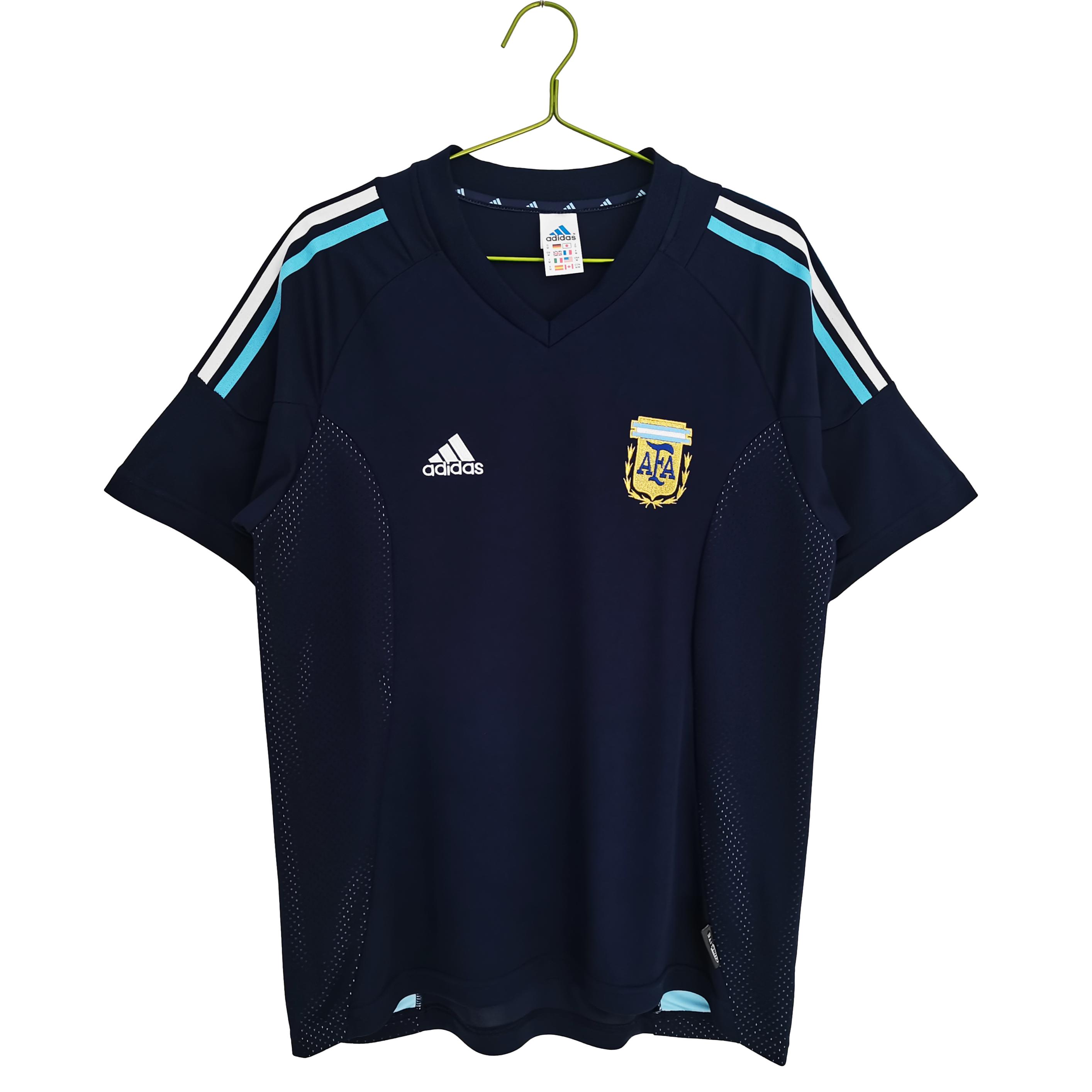 AlphaJersey-Retro Argentina 2002 Away Stadium Jersey