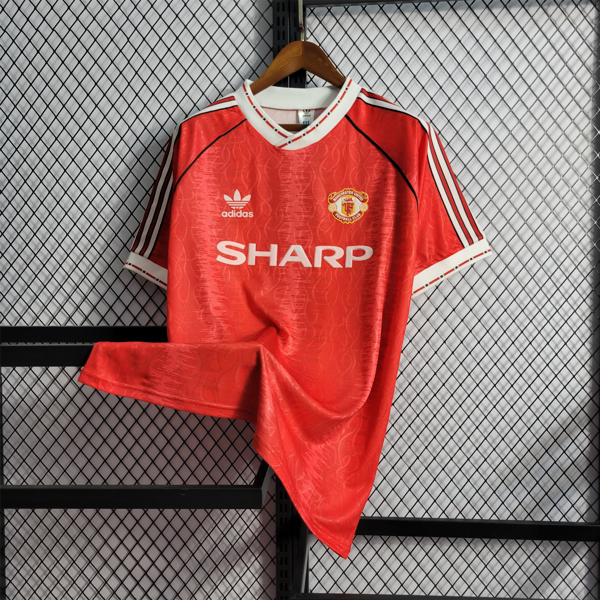 AlphaJersey-Retro Manchester United 90-92 Home Stadium Jersey
