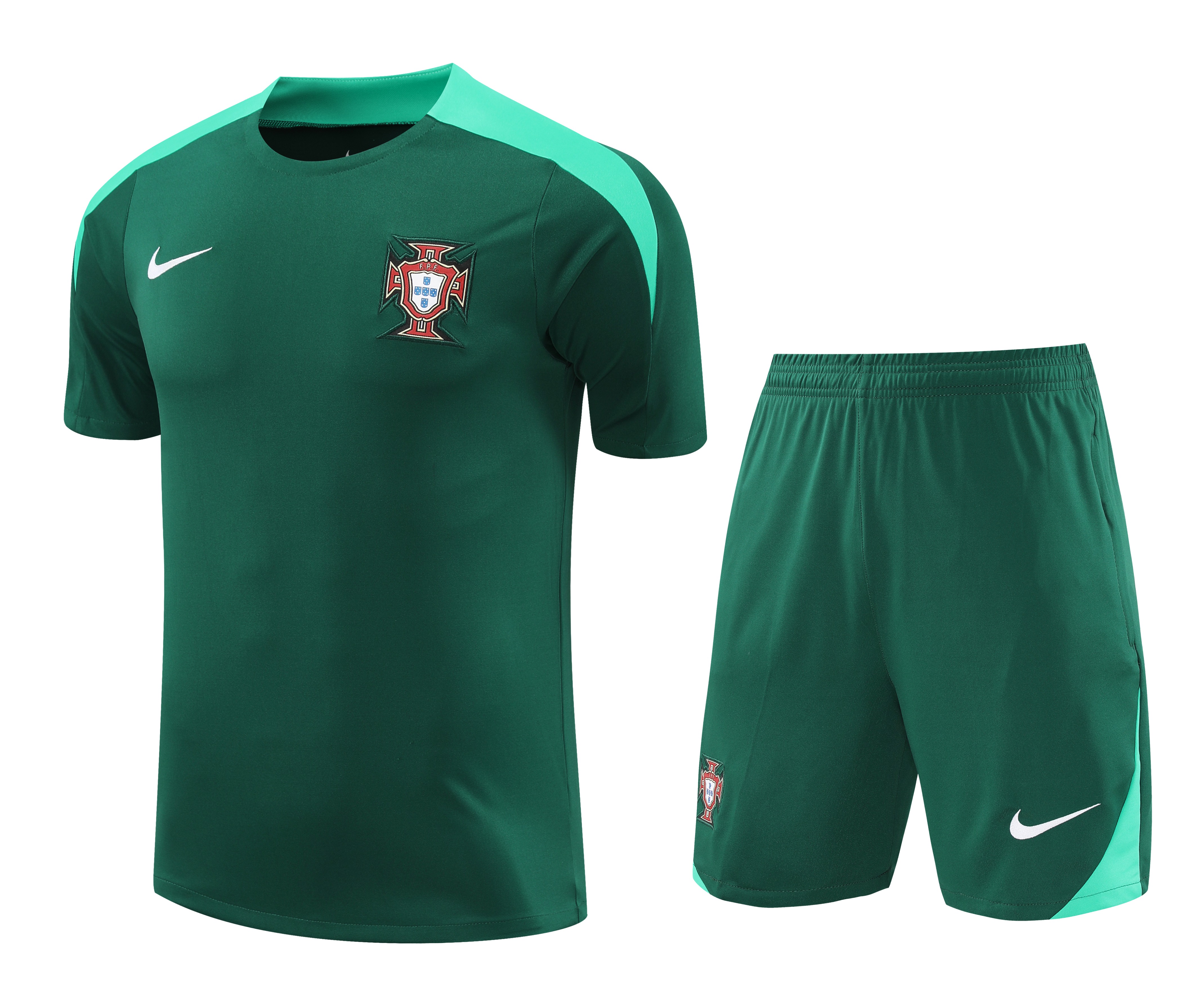 AlphaJersey-Portugal 2024 Short-Sleeve Training Set - Green