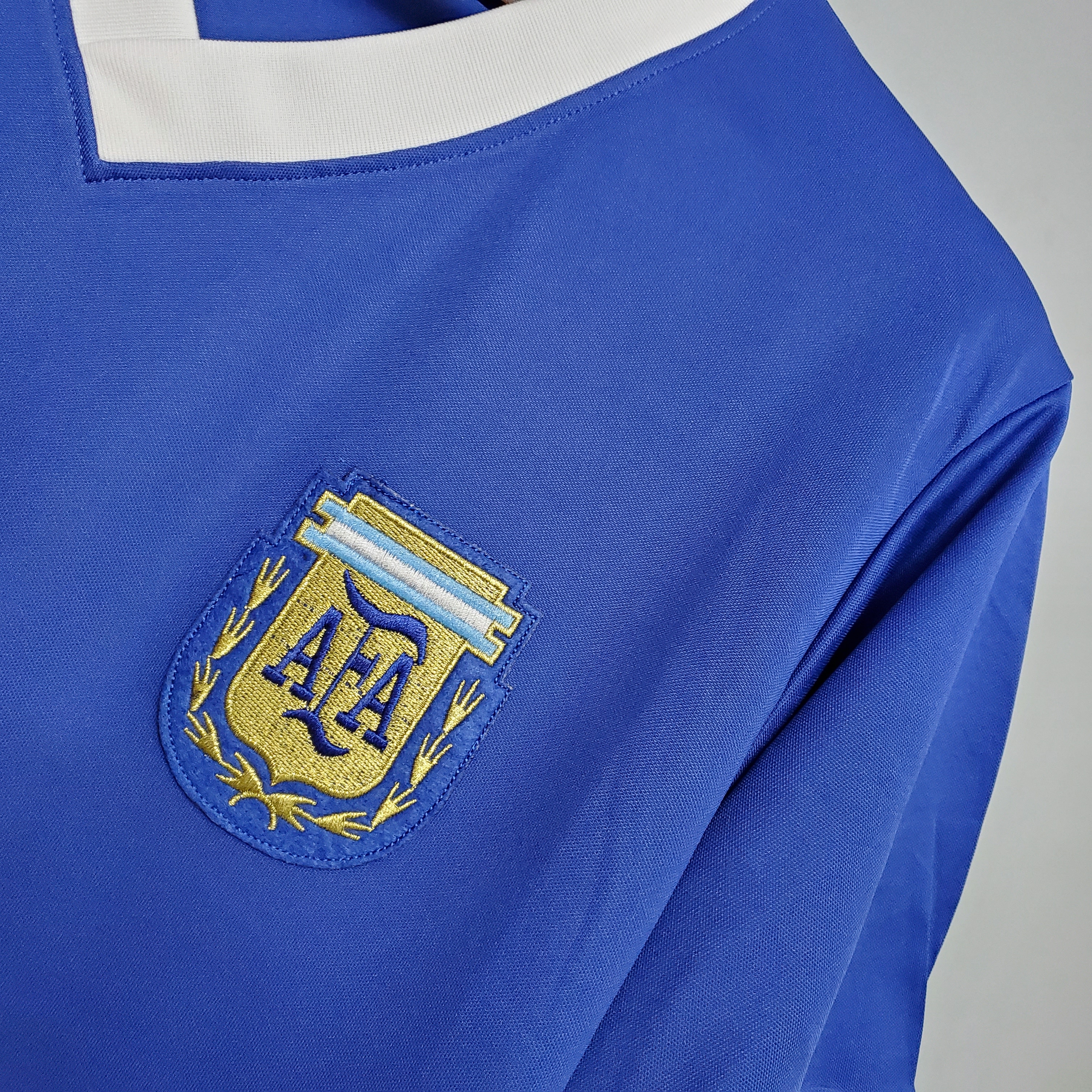 AlphaJersey-Retro Argentina 1986 Away Stadium Jersey