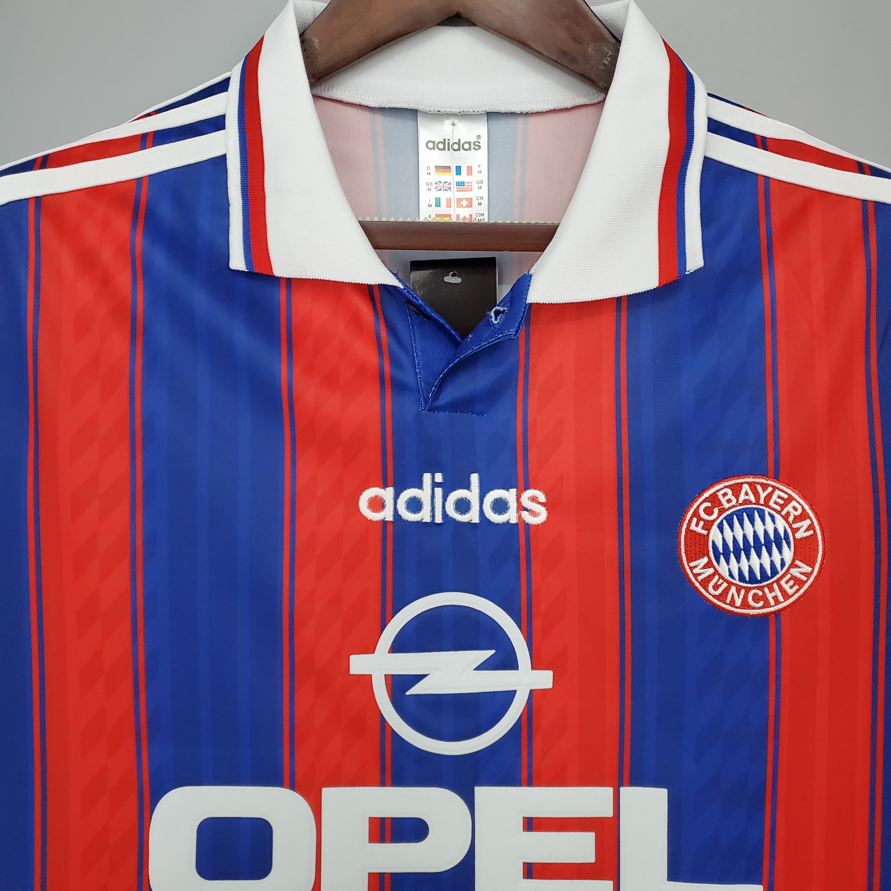 AlphaJersey-Retro Bayern Munich 95-97 Home Stadium Jersey