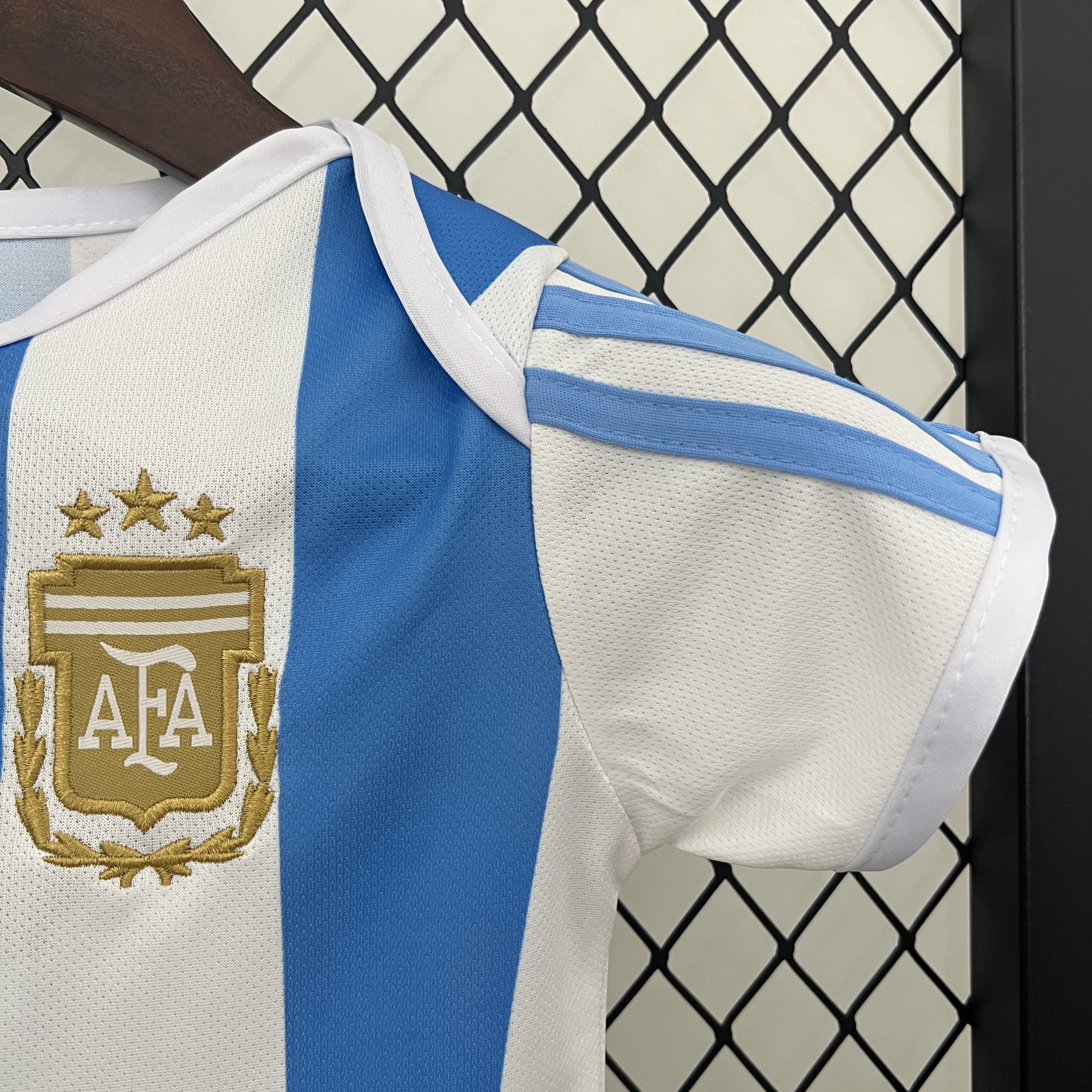 AlphaJersey-Argentina 2024 Home Baby Crawling Suit