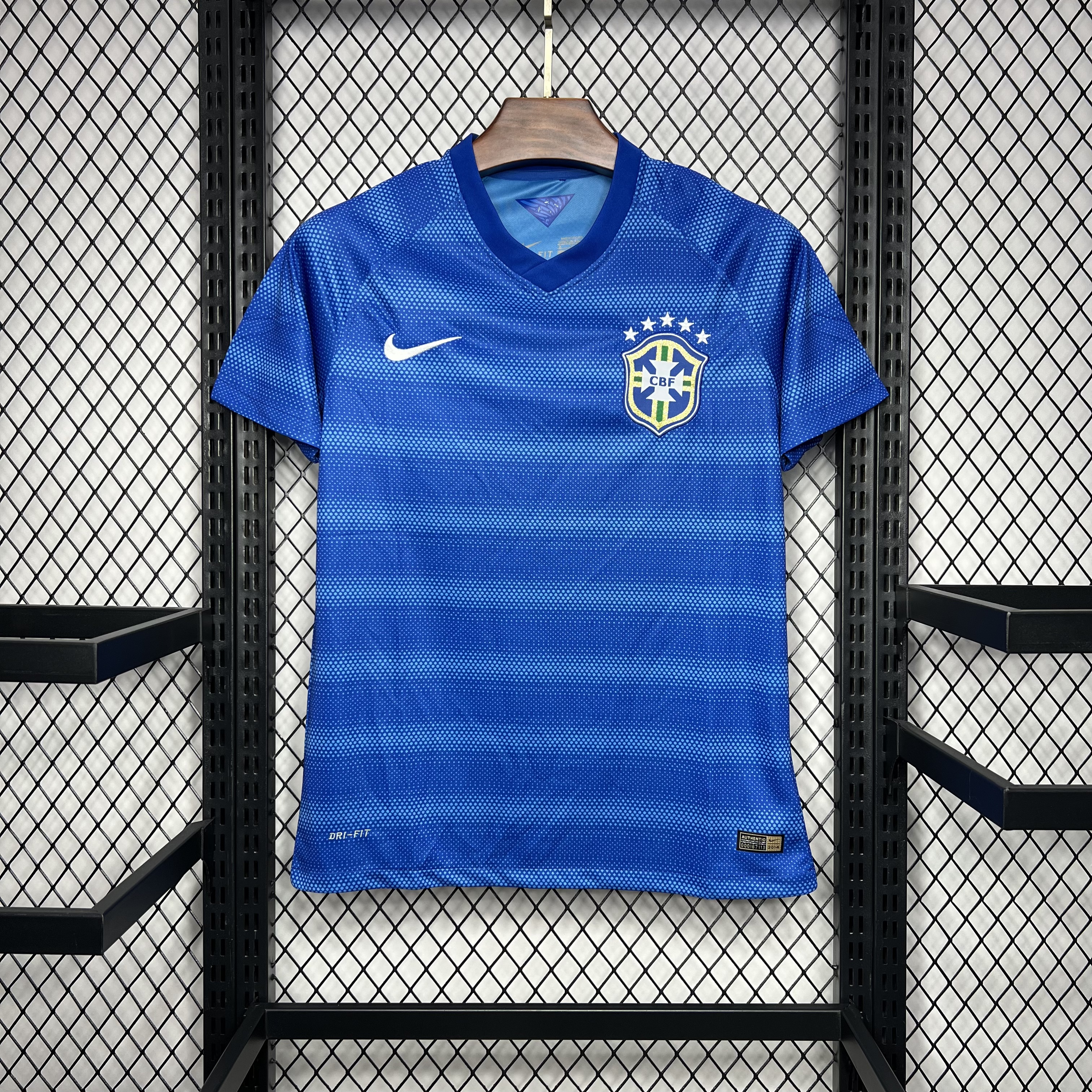 AlphaJersey-Retro Brazil 2014 Away Jersey