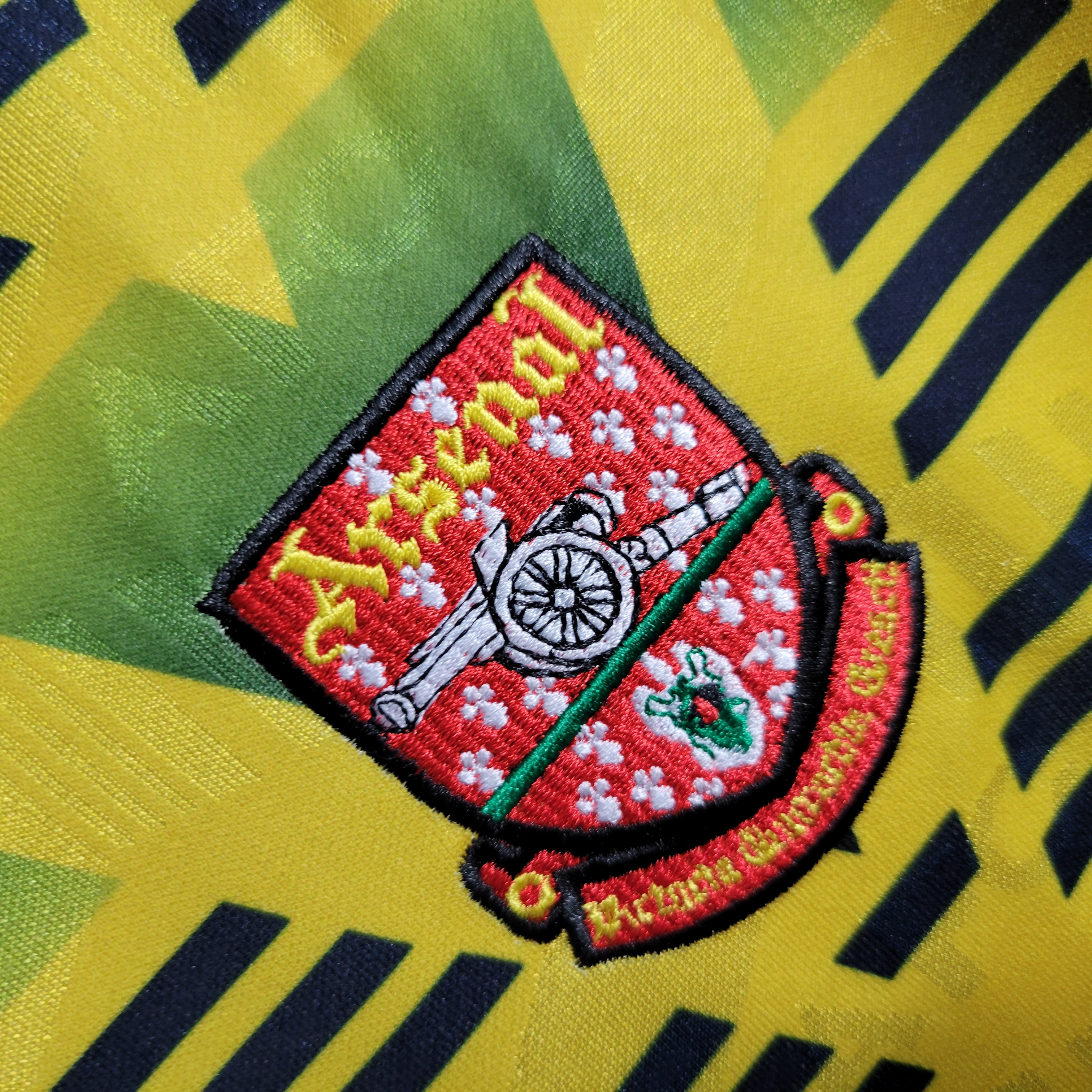 AlphaJersey-Retro Arsenal 91-93 Away Long Sleeve Jersey