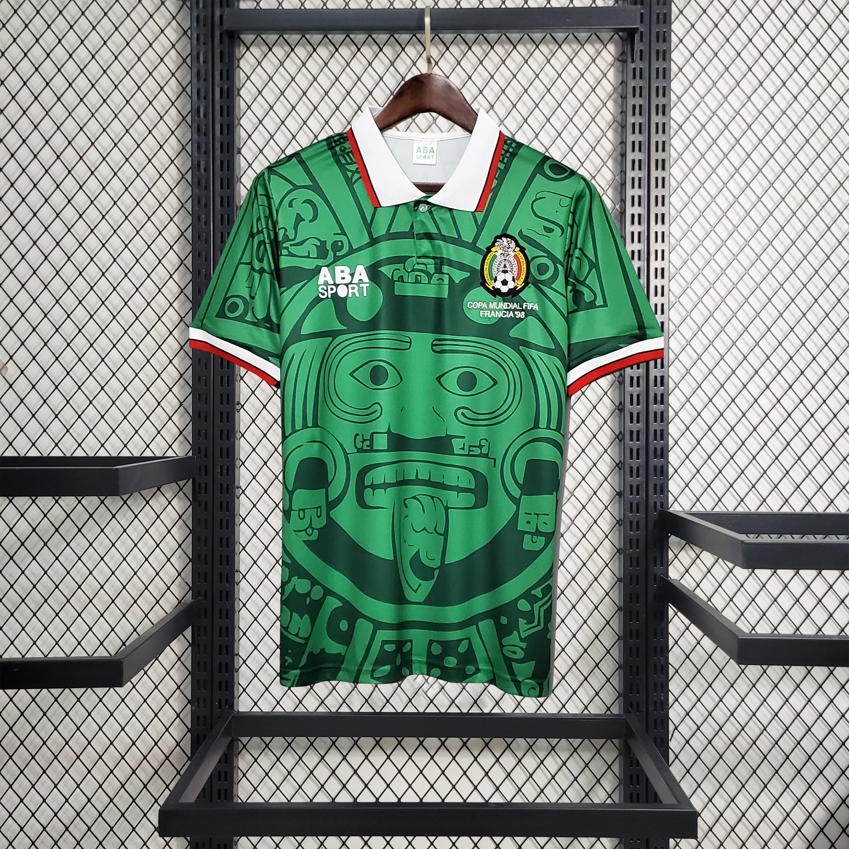 AlphaJersey-Retro Mexico 1998 Home Jersey