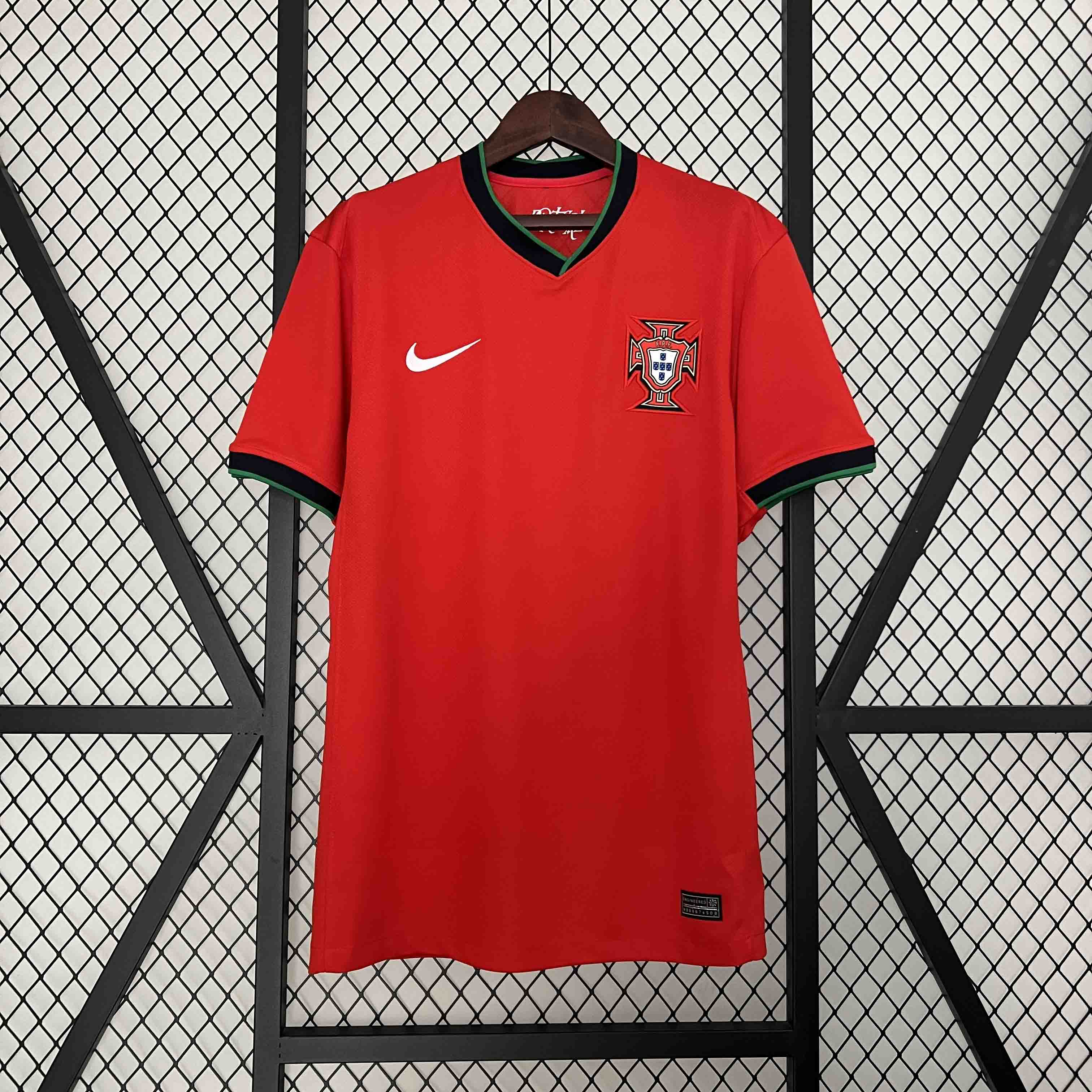AlphaJersey-Portugal 2024 Home Stadium Jersey - Fans Version