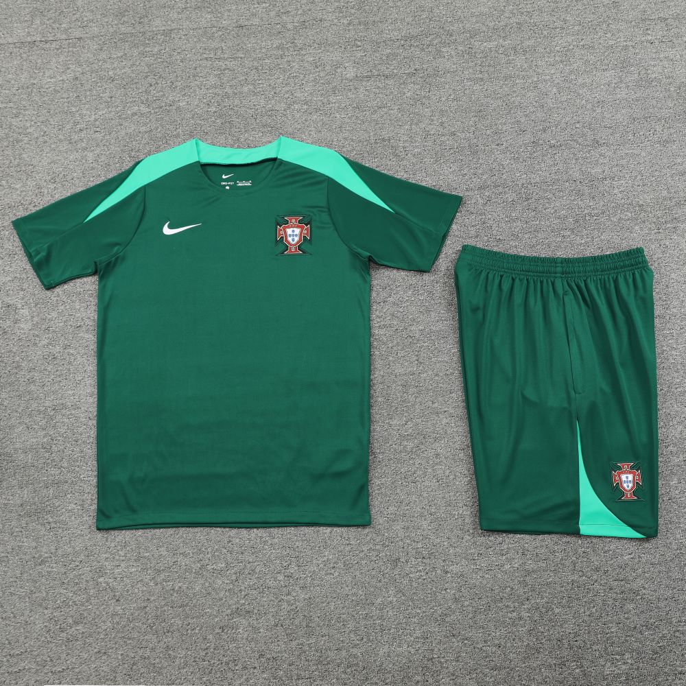 AlphaJersey-Portugal 2024 Short-Sleeve Training Set - Green