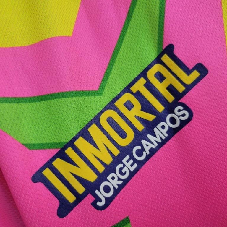 AlphaJersey-Retro Mexico 1998 World Cup Goalkeeper Pink Yellow Jersey