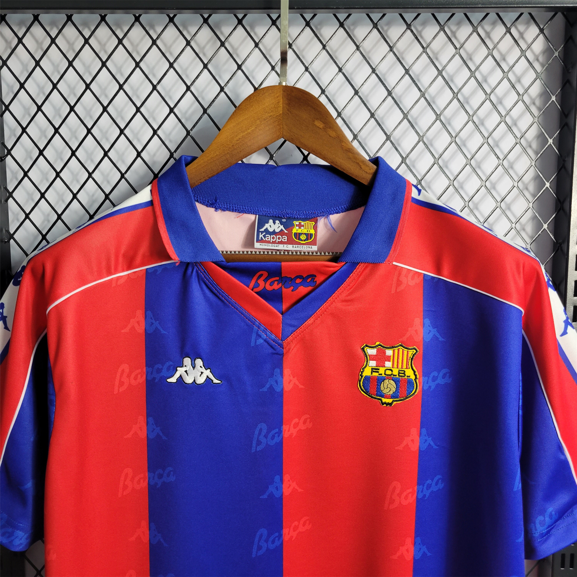AlphaJersey-Retro Barcelona 92-95 Home Stadium Jersey