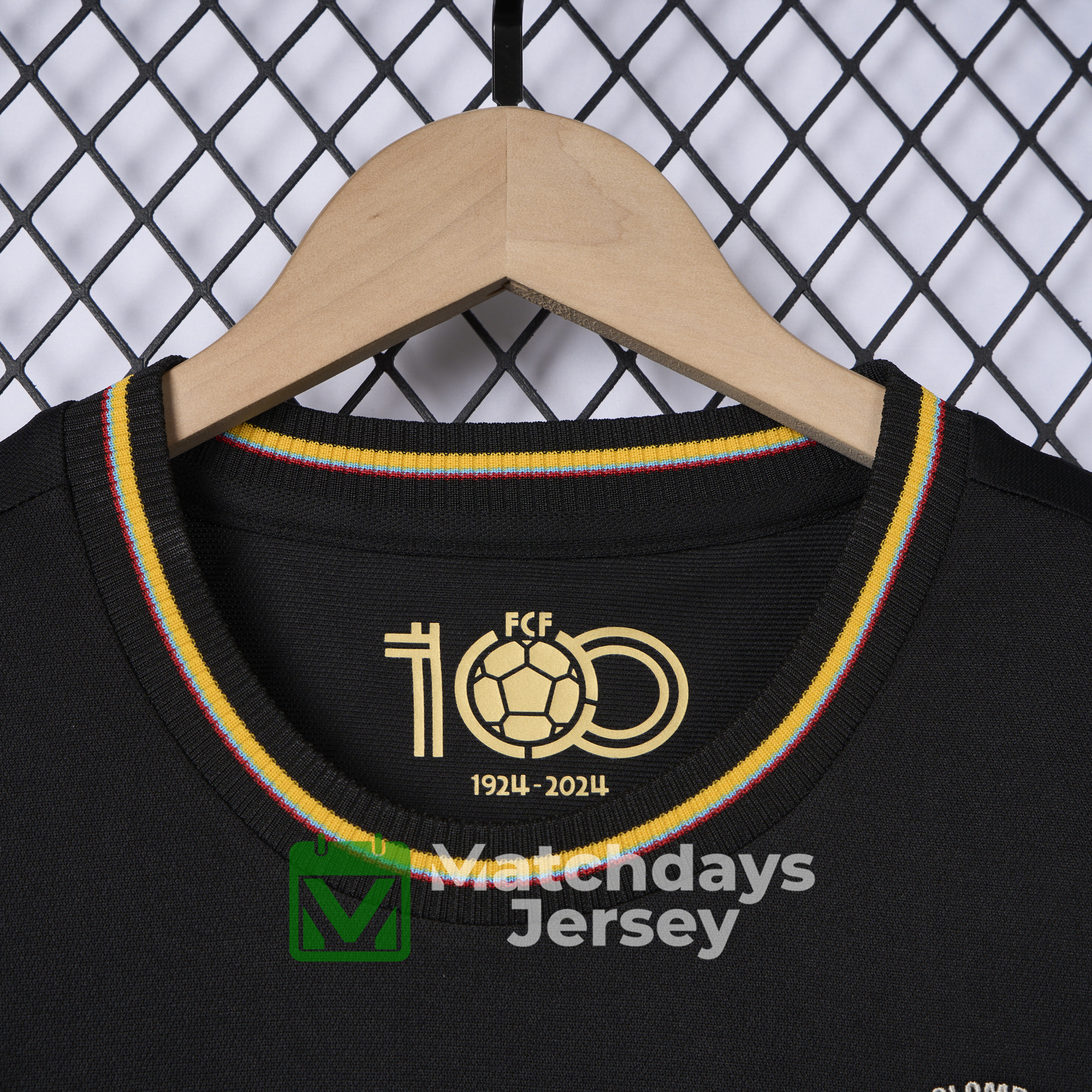 AlphaJersey-Colombia 2024 100th Anniversary Black Jersey - Fans Version