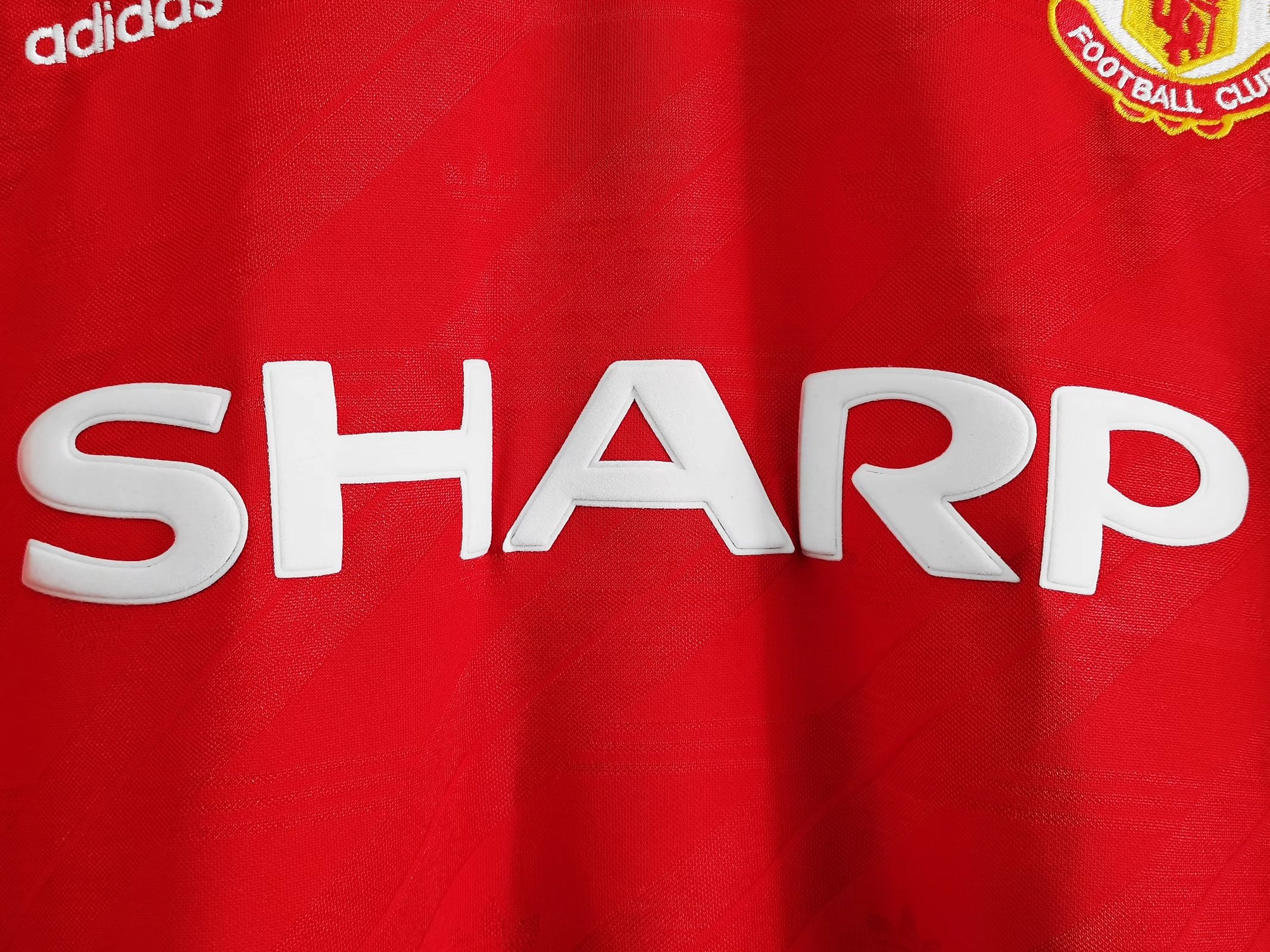 AlphaJersey-Retro Manchester United 86-88 Home Long Sleeve Jersey