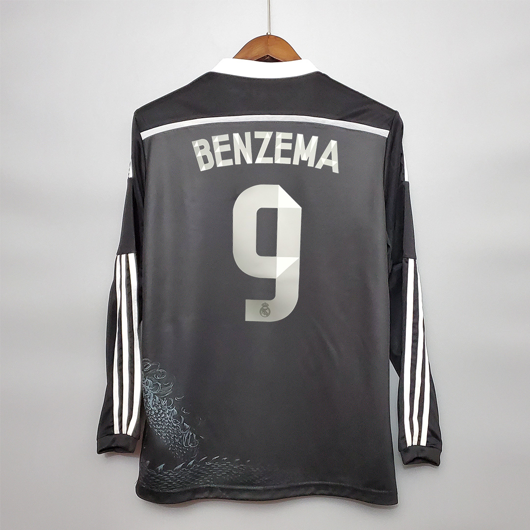 AlphaJersey-Real Madrid Retro 14-15 Third Away Long Sleeve Jersey