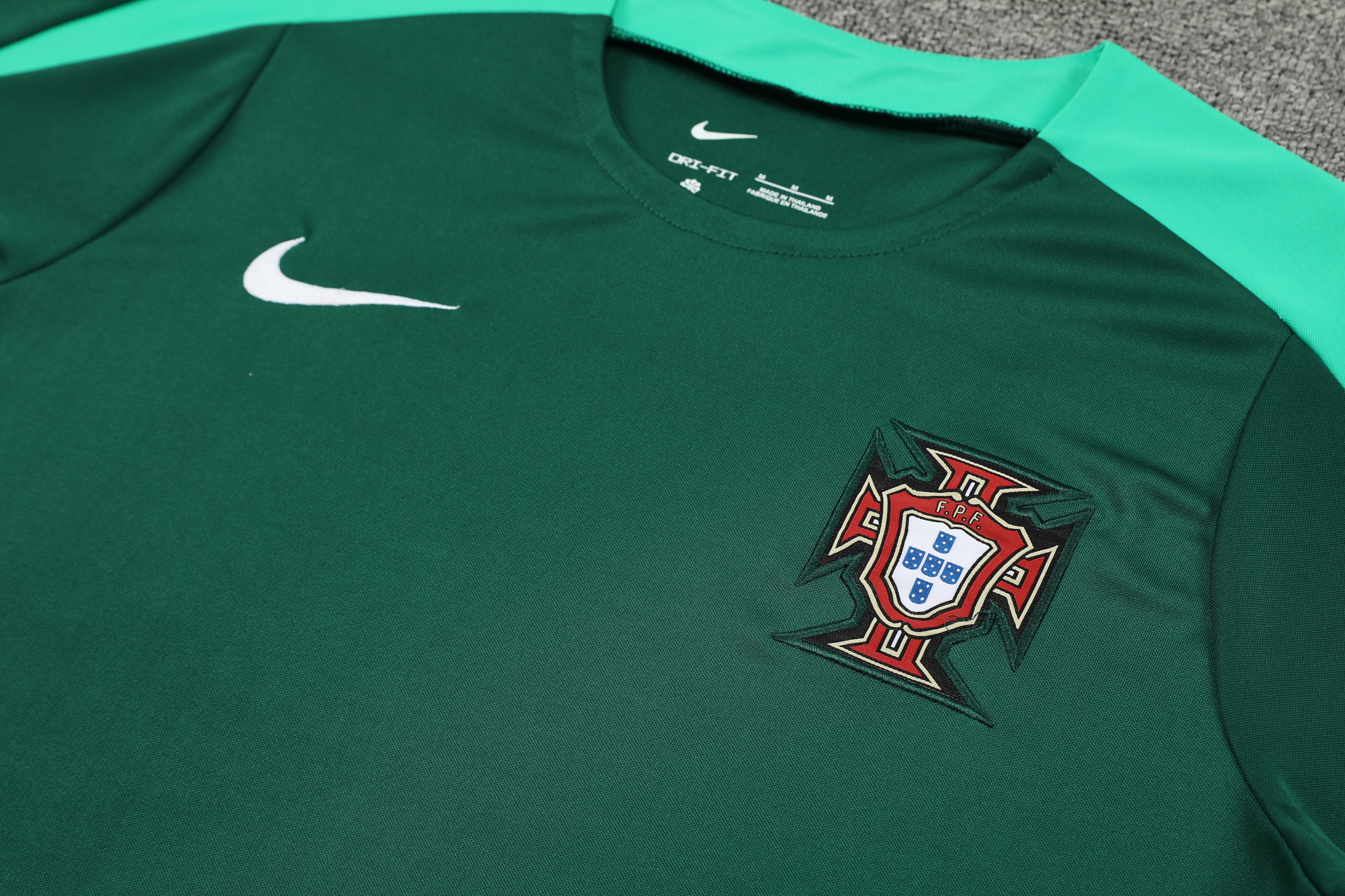 AlphaJersey-Portugal 2024 Short-Sleeve Training Set - Green