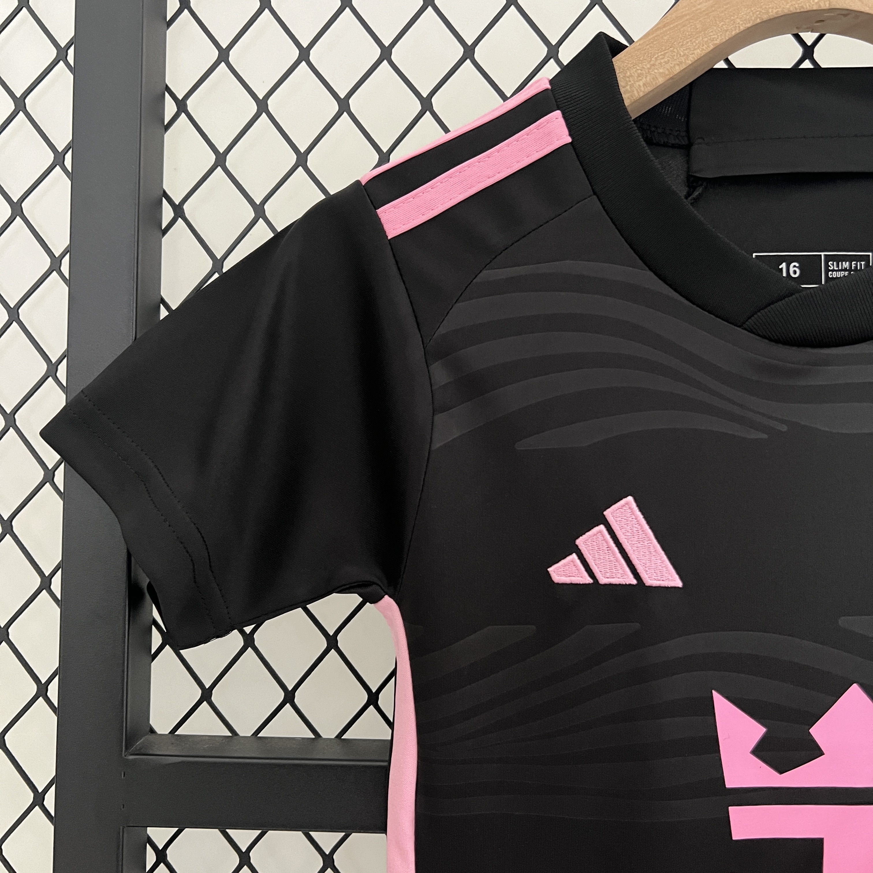 AlphaJersey-Inter Miami 2024 Away Stadium Kids Kit