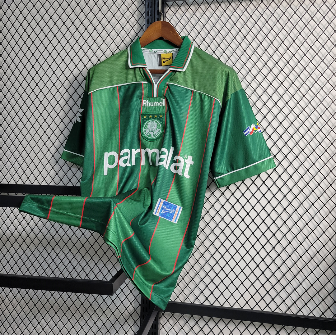 AlphaJersey-Retro Palmeiras 1999 Home Stadium Jersey - Liberator Cup Champion