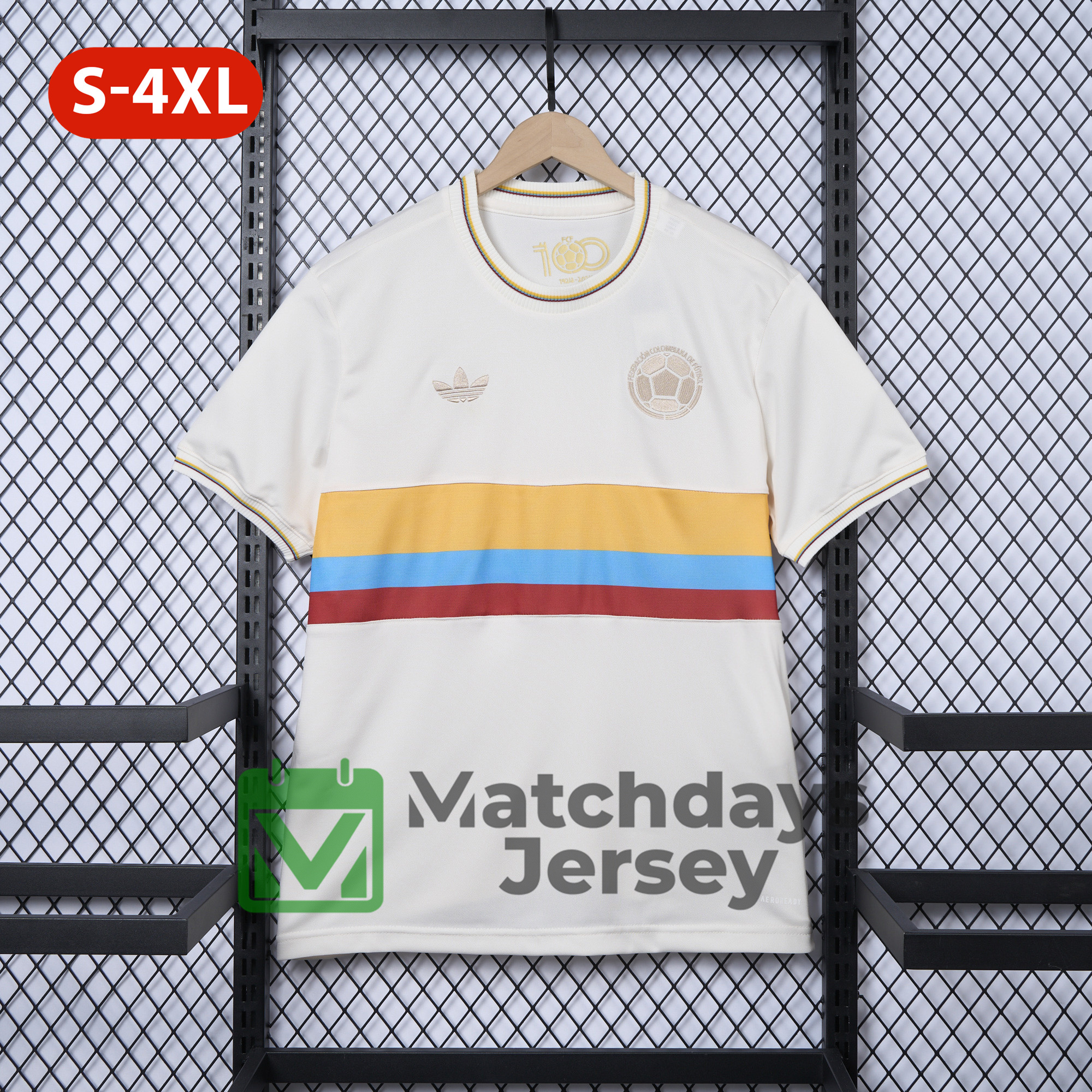 AlphaJersey-Colombia 2024 100th Anniversary Jersey - Fans Version