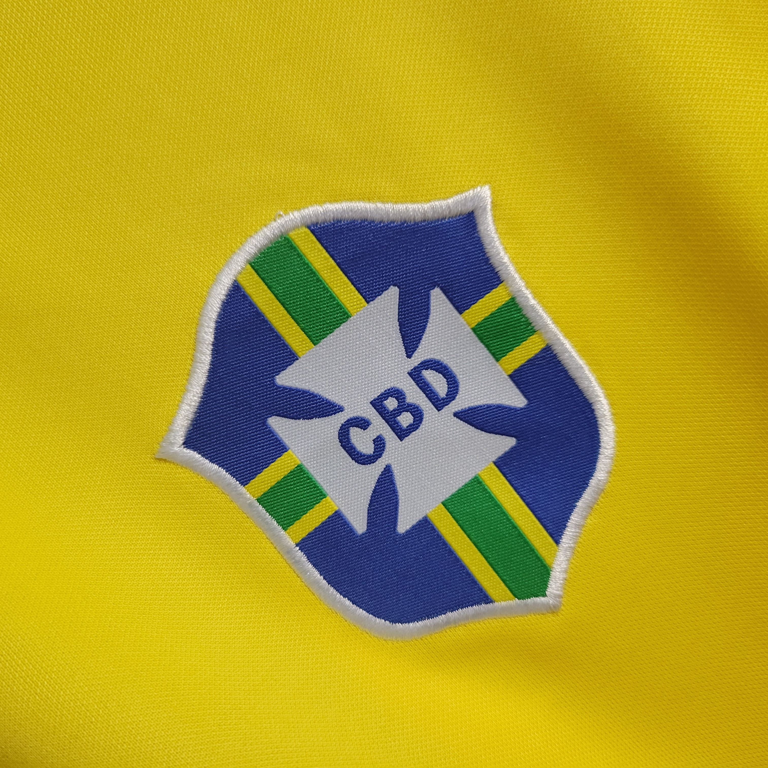 AlphaJersey-Retro Brazil 1970 Home Stadium Jersey