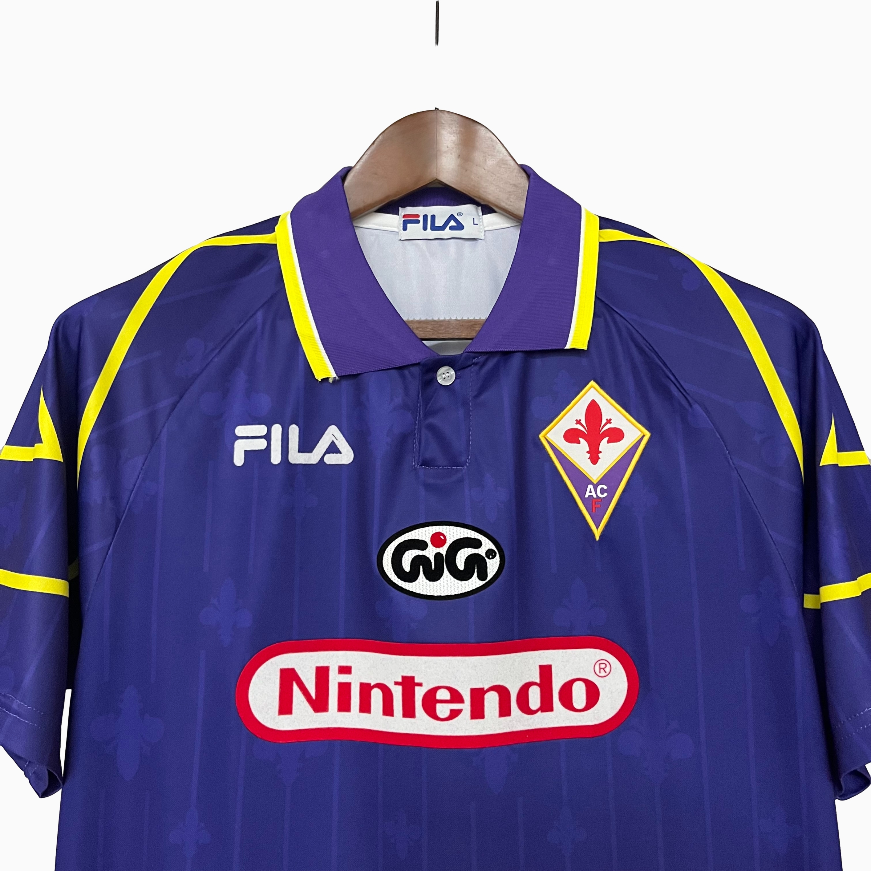 AlphaJersey-Retro Fiorentina 1997-98 Home Stadium Jersey