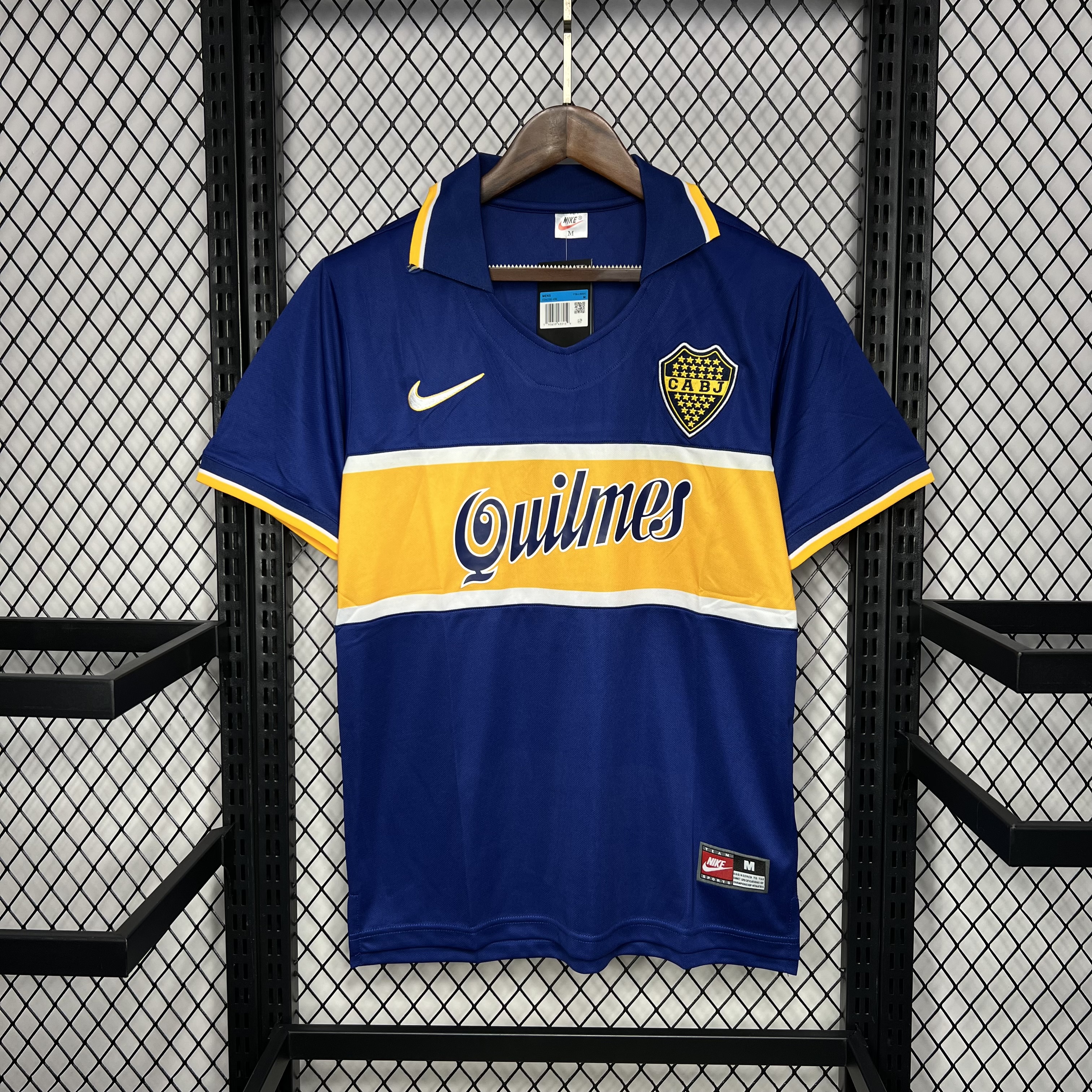 AlphaJersey-Retro Boca Juniors 1996-97 Home Stadium Jersey