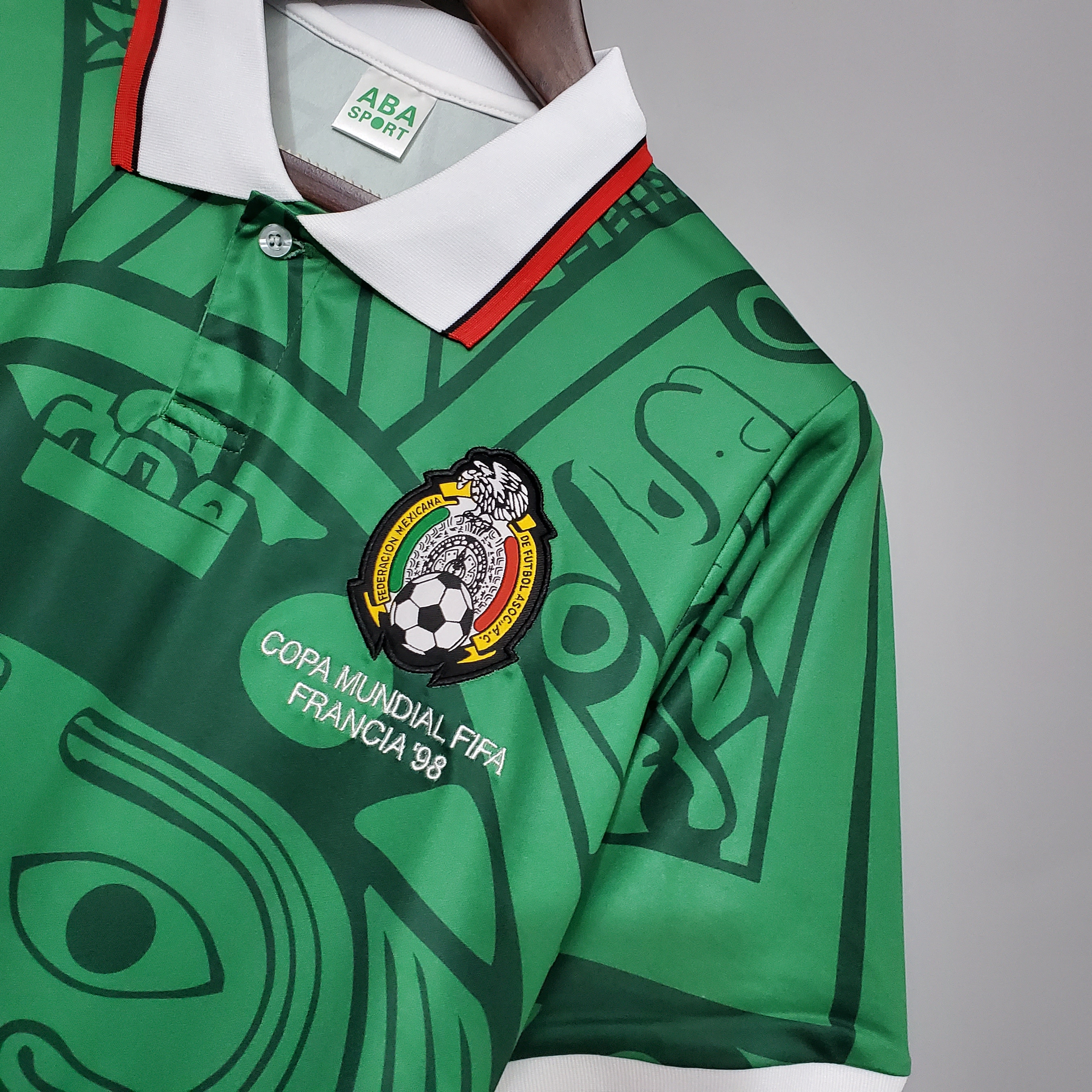 AlphaJersey-Retro Mexico 1998 Home Jersey