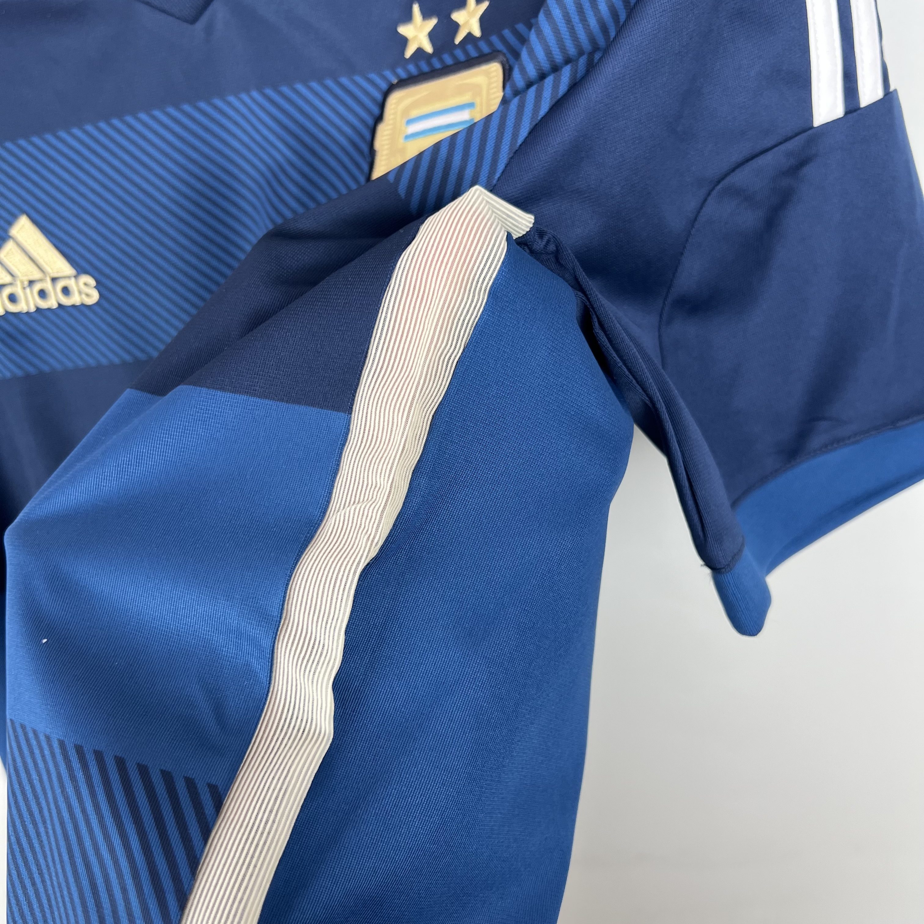 AlphaJersey-Retro Argentina 2014 Away Stadium Jersey