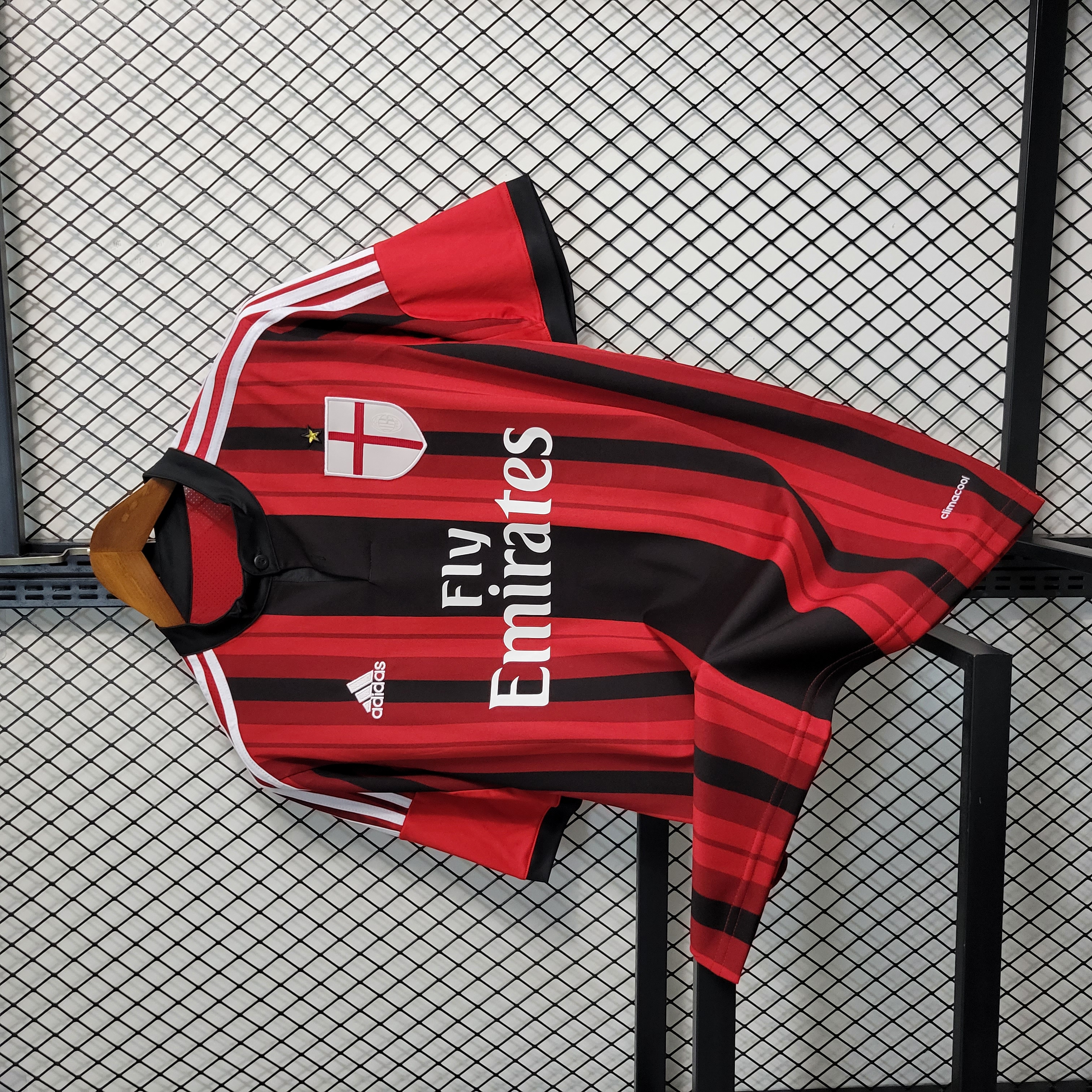 AlphaJersey-Retro AC Milan 2014-15 Home Stadium Jersey