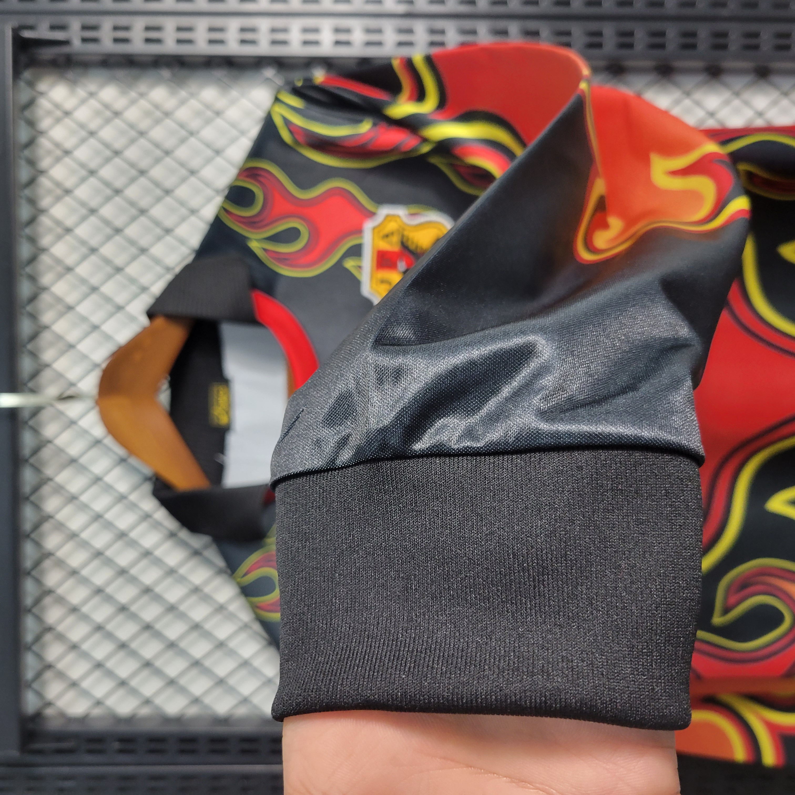 AlphaJersey-Retro Japan 1998 Red Flame Goalkeeper Jersey