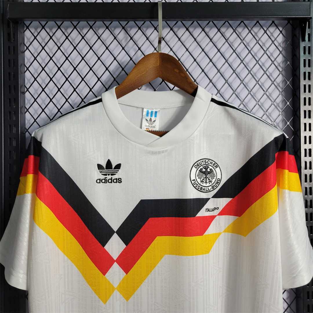 AlphaJersey-Retro Germany 1990 Home Stadium Jersey