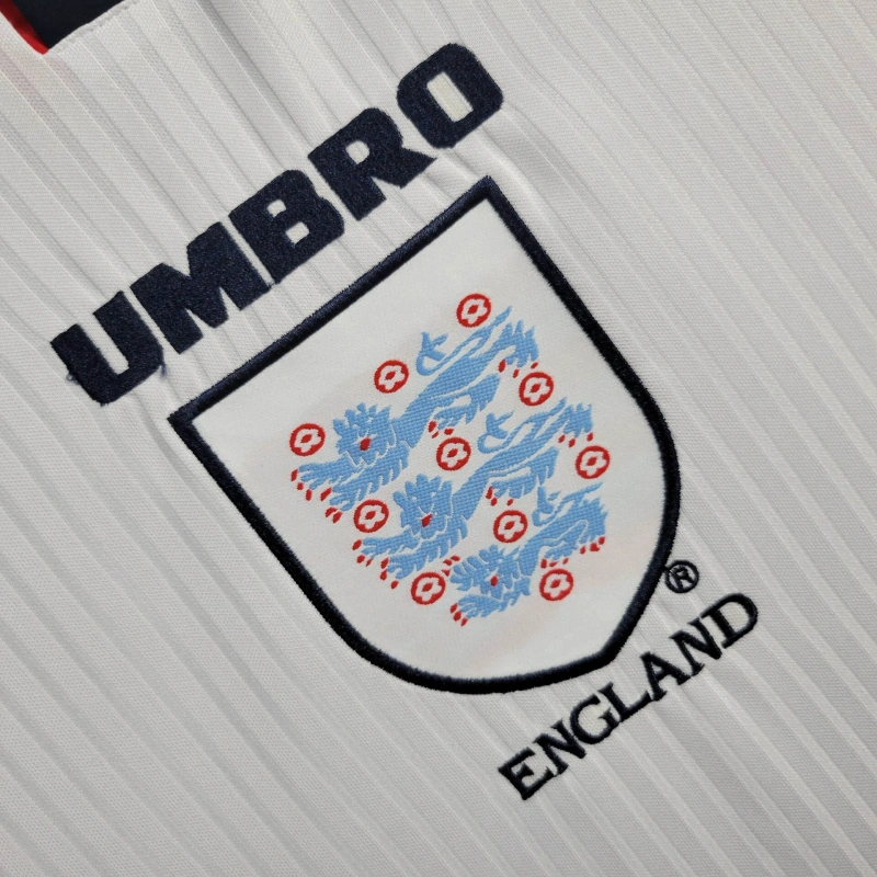 AlphaJersey-Retro England 1998 Home Stadium Long Sleeve Jersey