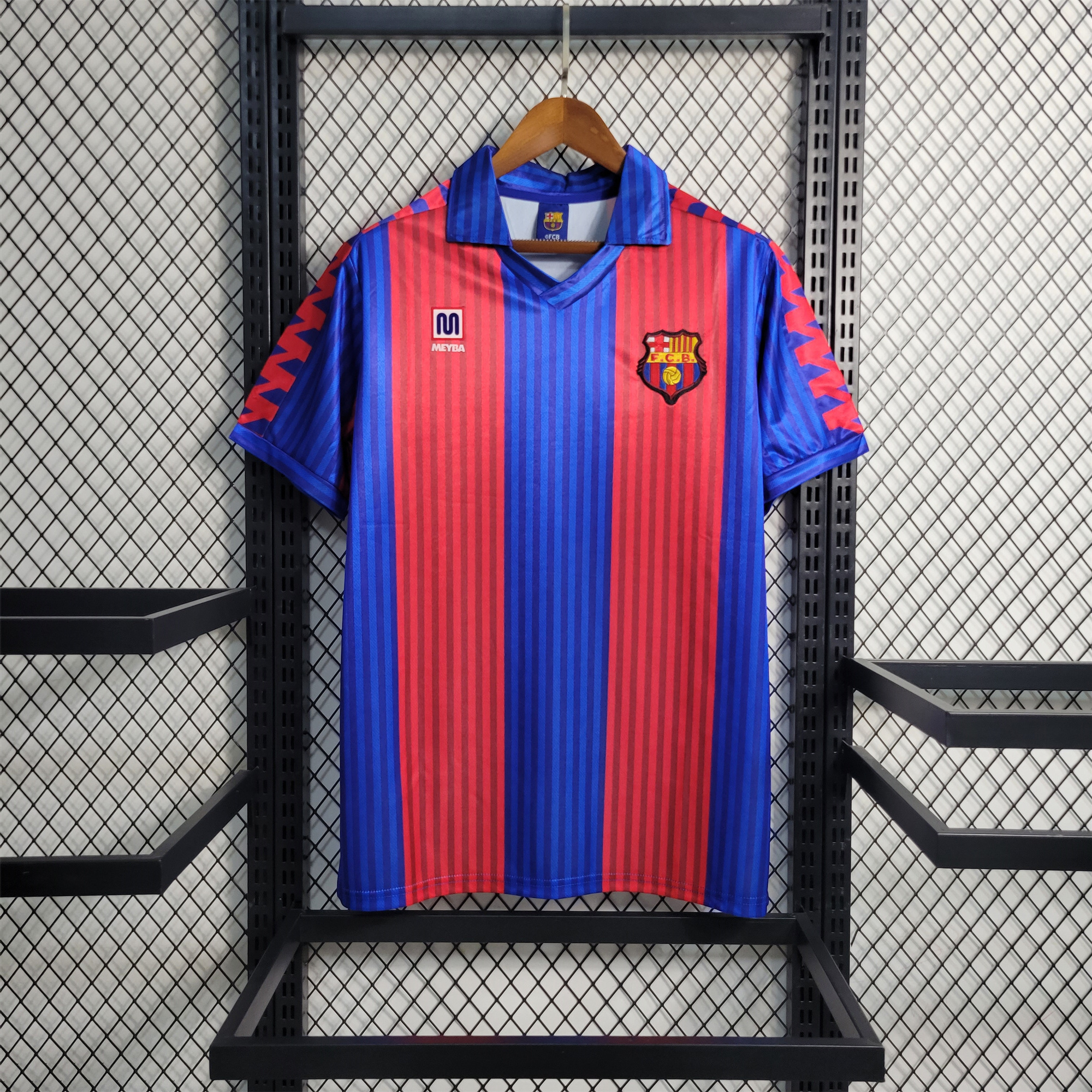 AlphaJersey-Retro Barcelona 90-92 Home Stadium Jersey