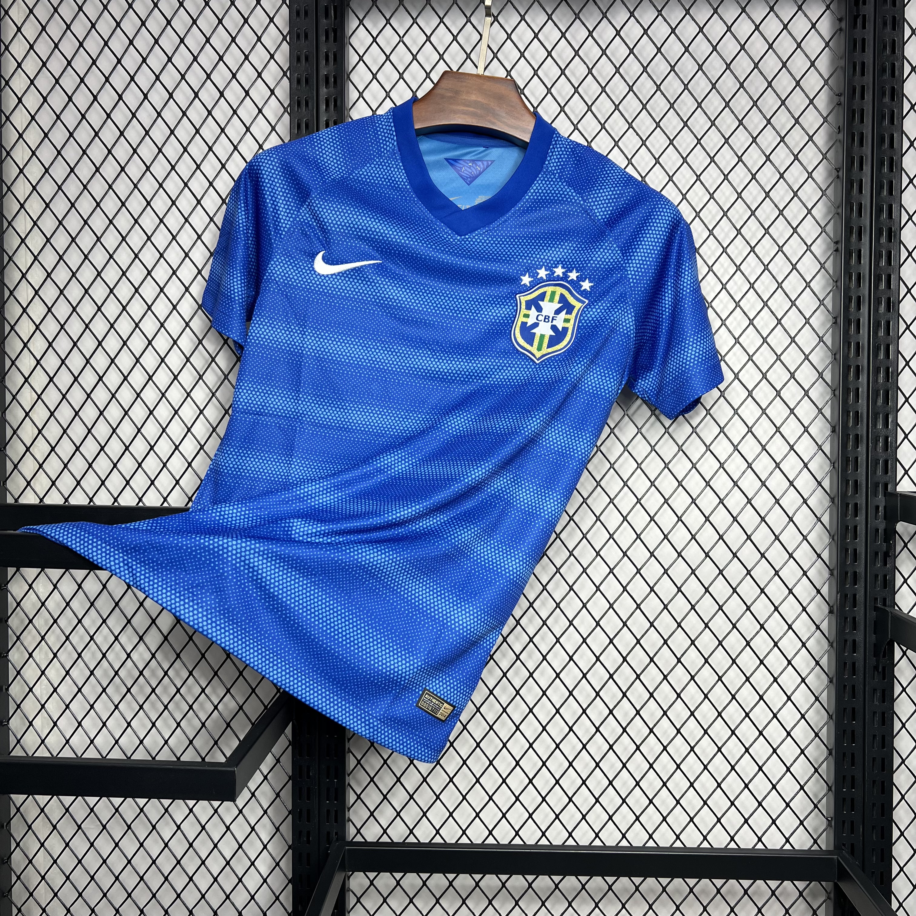 AlphaJersey-Retro Brazil 2014 Away Jersey