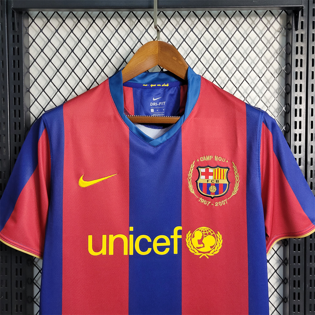 AlphaJersey-Retro Barcelona 07-08 Home Stadium Jersey