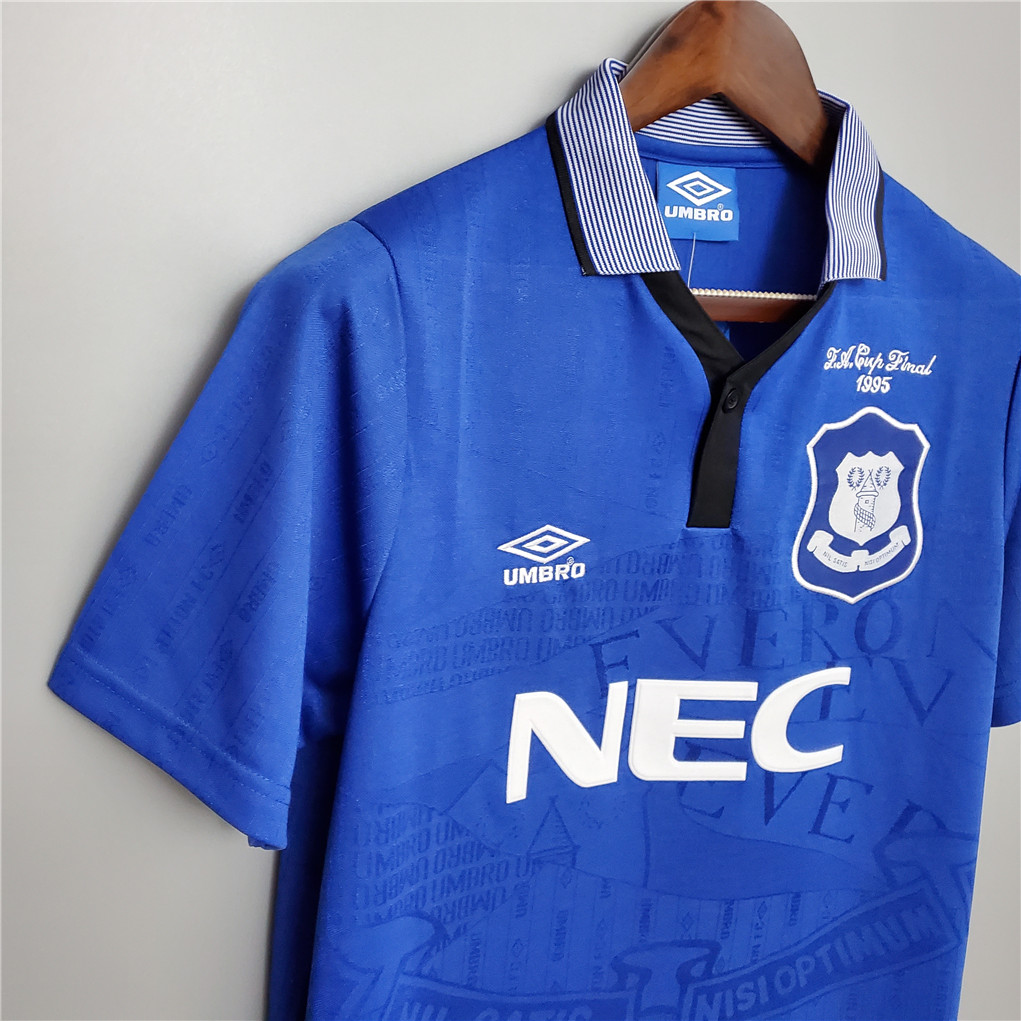 AlphaJersey-Retro Everton 1995 FA Cup Final Jersey