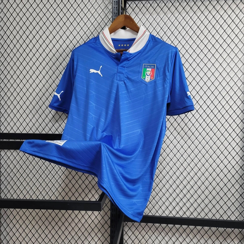 AlphaJersey-Retro Italy 2012 Home Stadium Jersey