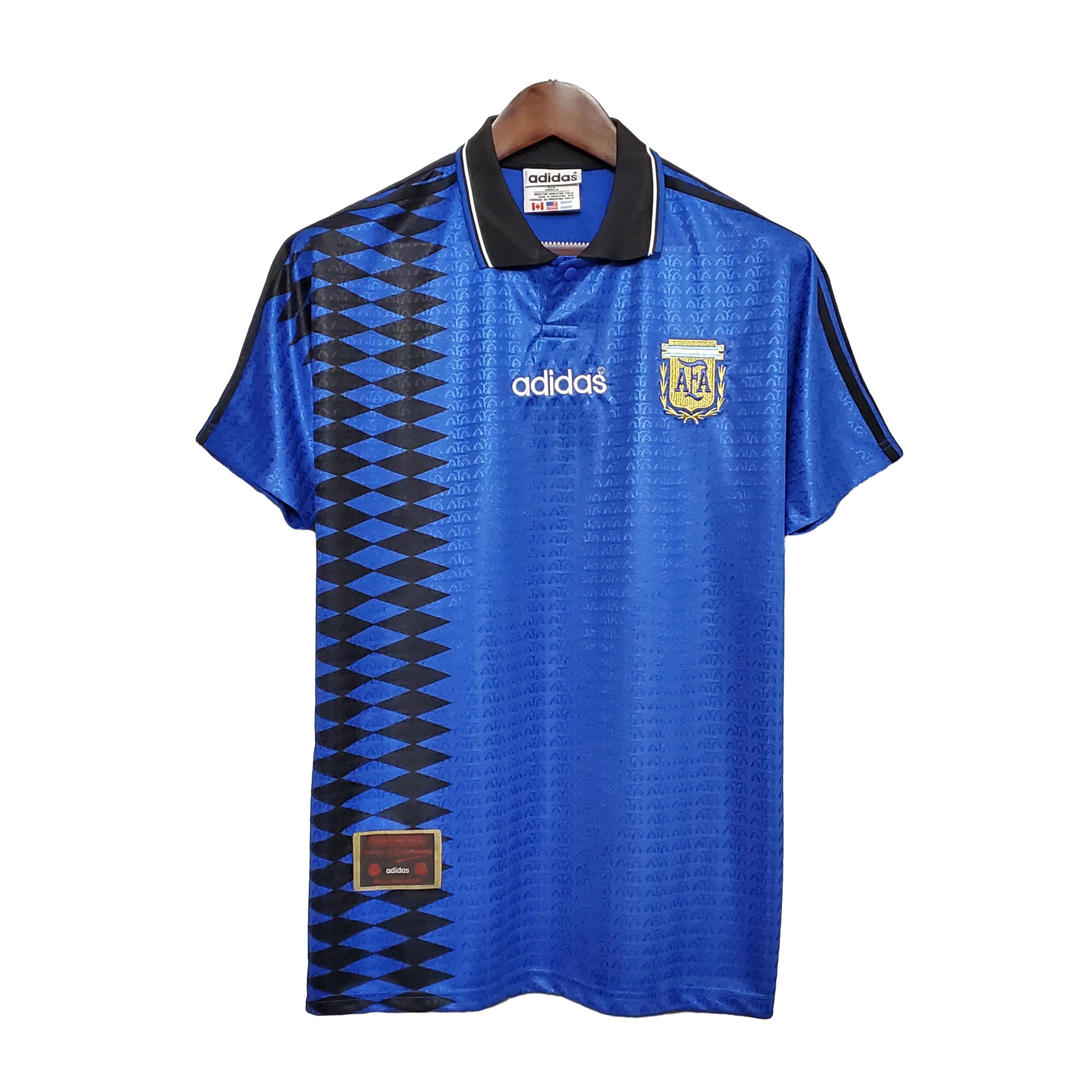 AlphaJersey-Retro Argentina 1994 Away Stadium Jersey