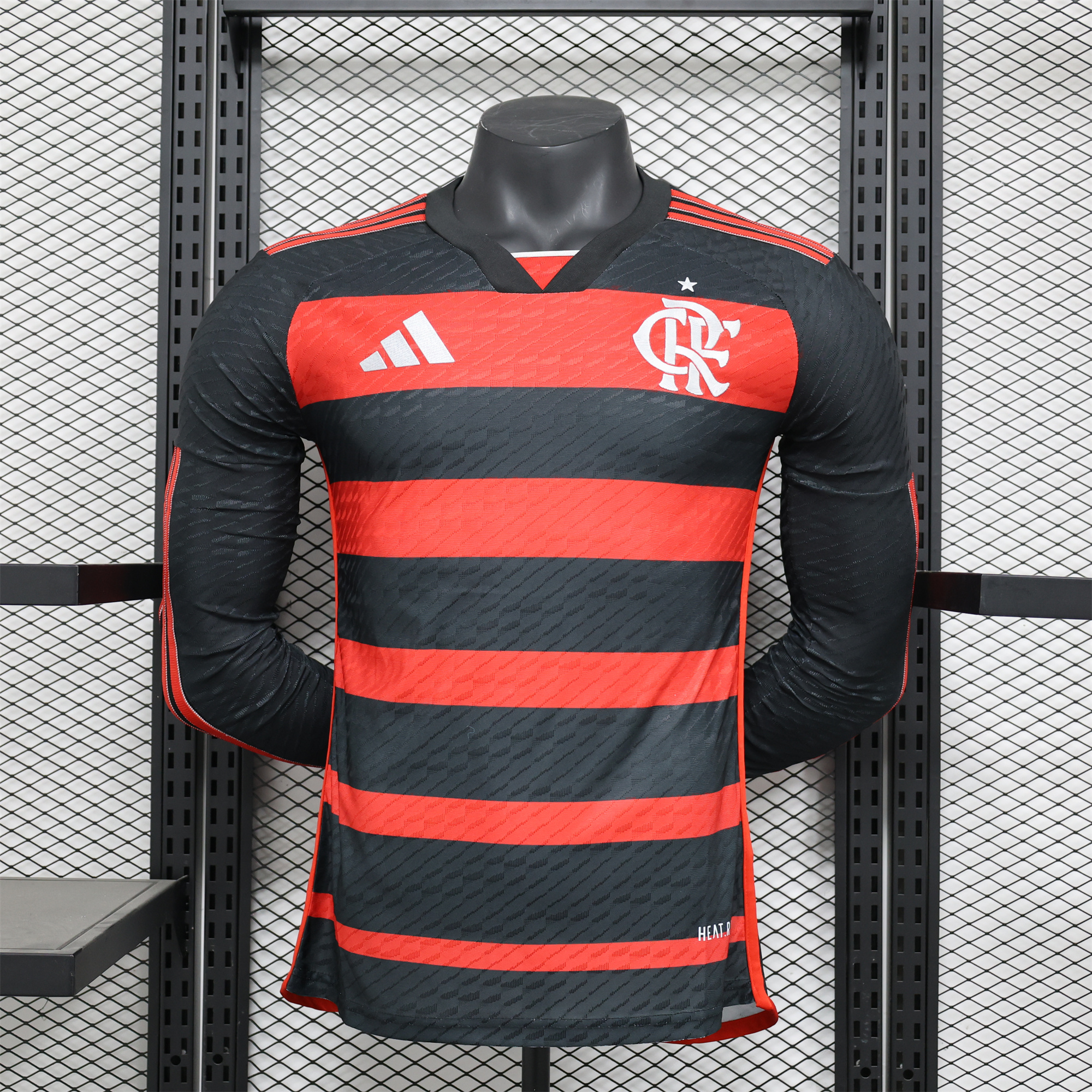 AlphaJersey-Flamengo 2024 Home Long Sleeve Jersey - Player Version