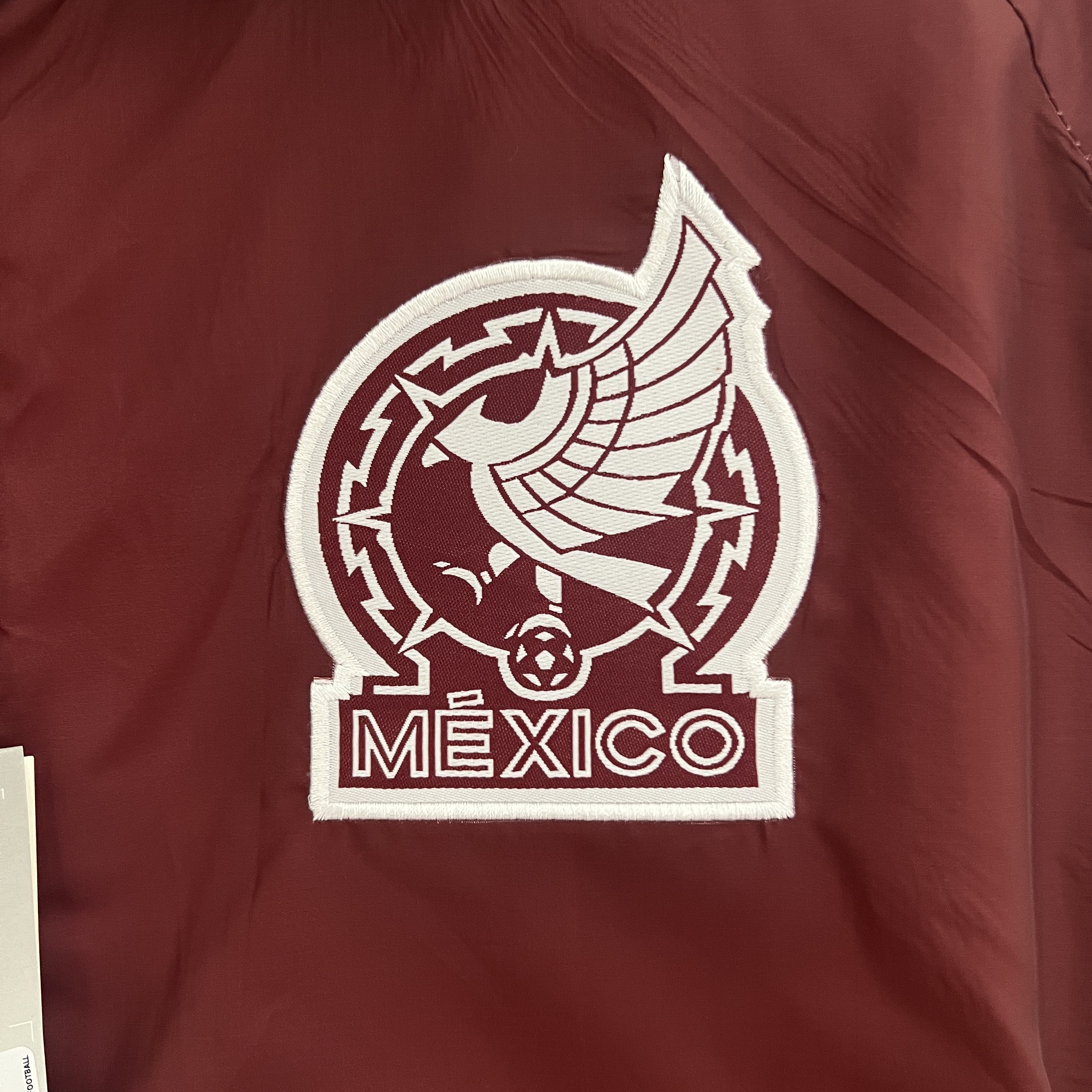 AlphaJersey-Mexico 2024 Double Sided Reversible Windbreaker - Red & Grey