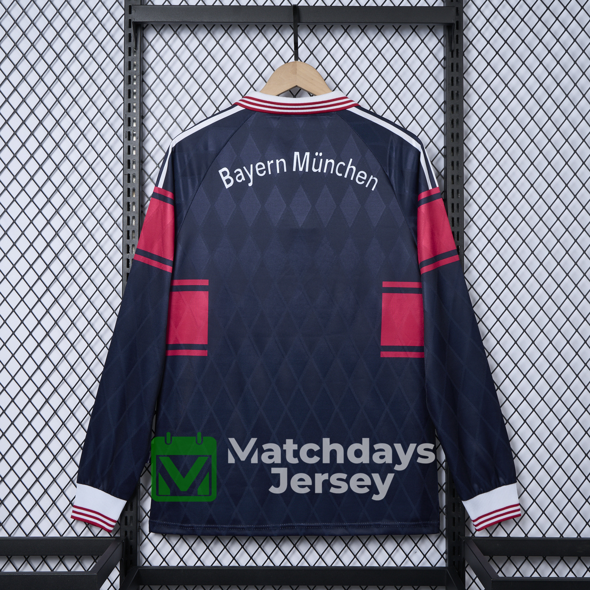AlphaJersey-Retro Bayern Munich 1997-99 Home Long Jersey