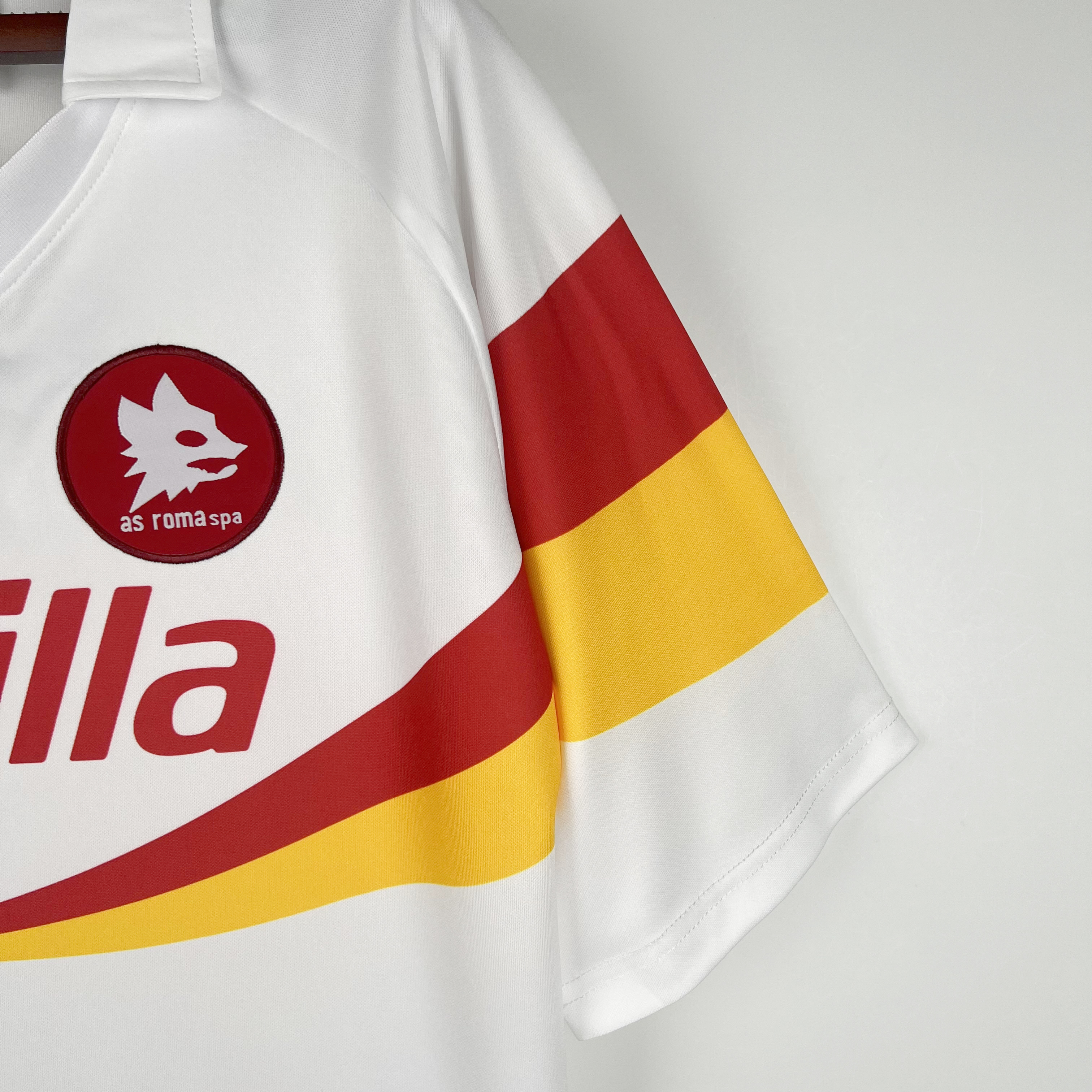 AlphaJersey-Retro Roma 1990-91 Away Stadium Jersey