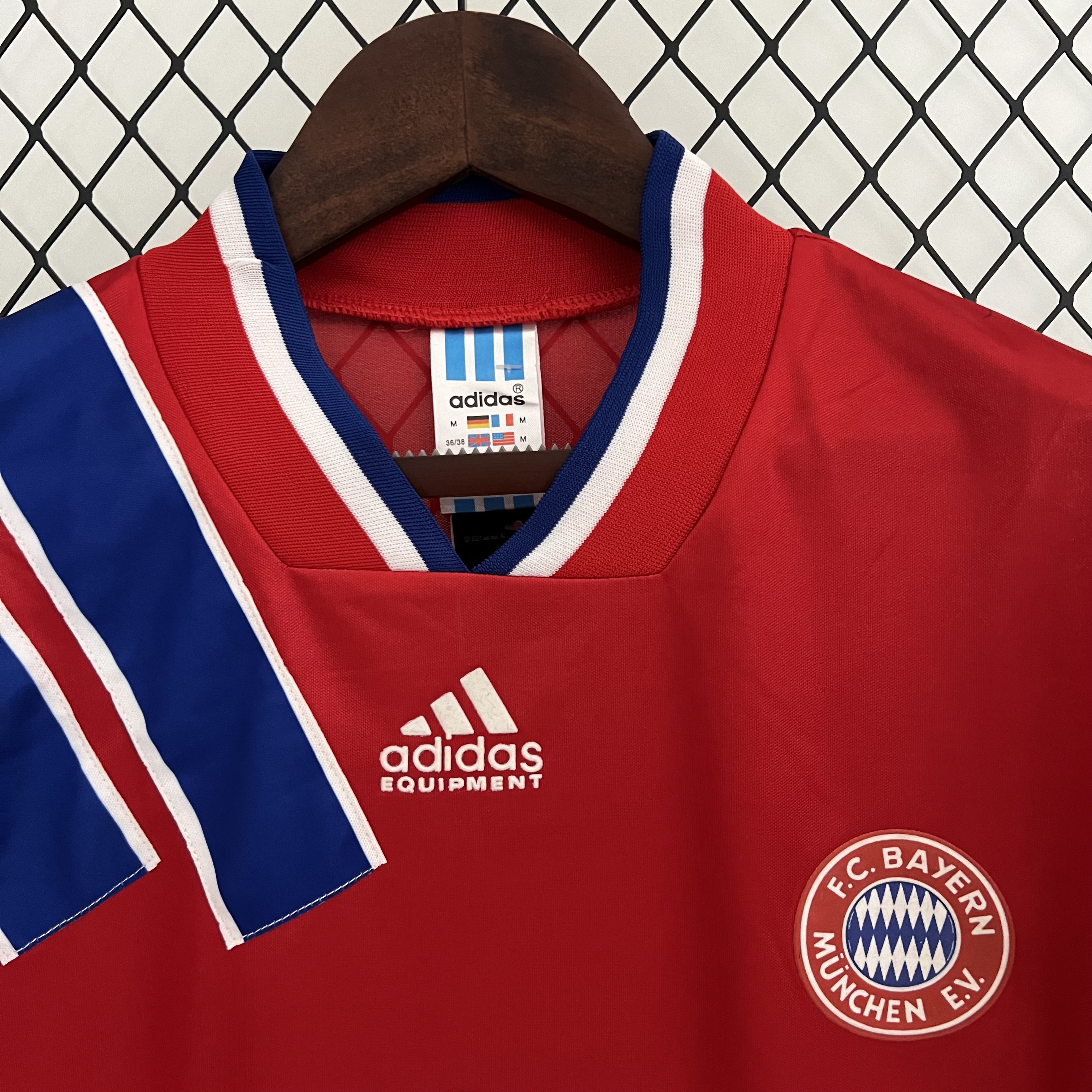 AlphaJersey-Retro Bayern Munich 93-95 Home Stadium Jersey