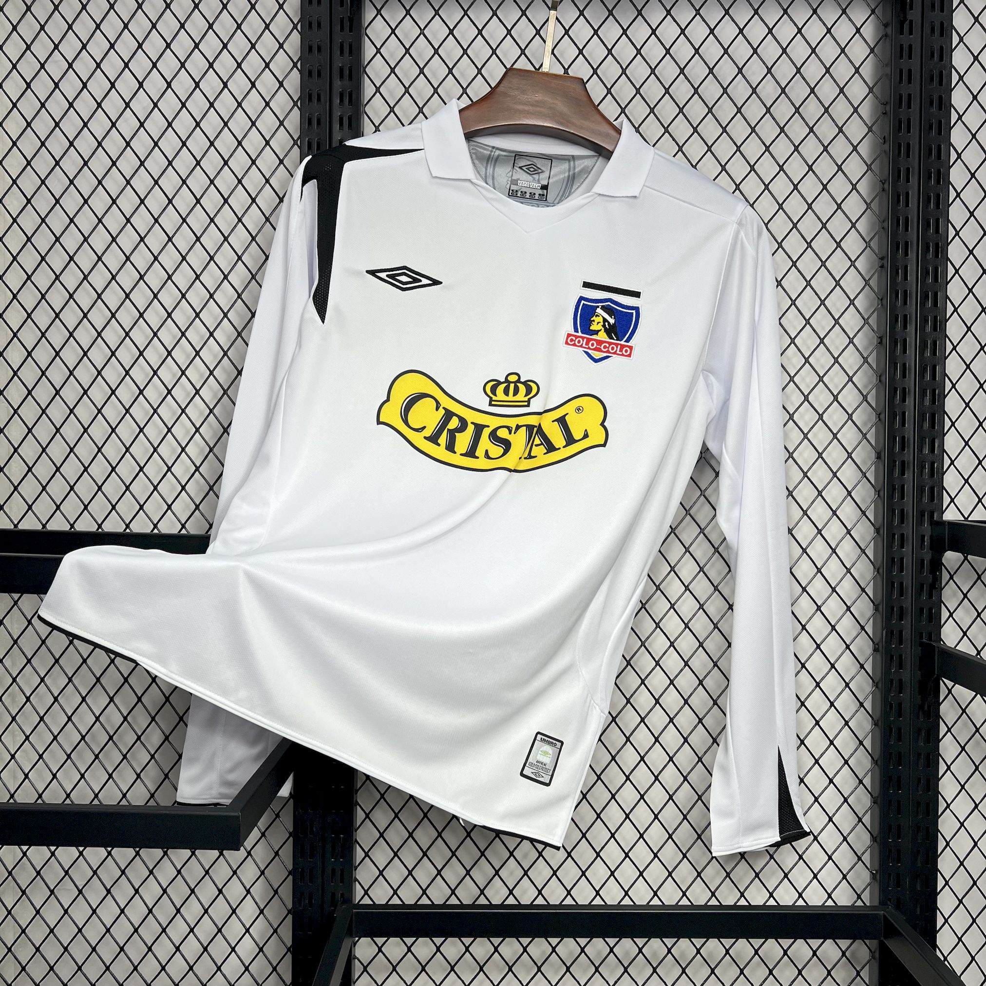 AlphaJersey-Retro Colo Colo 2006 Home Long Sleeve Jersey