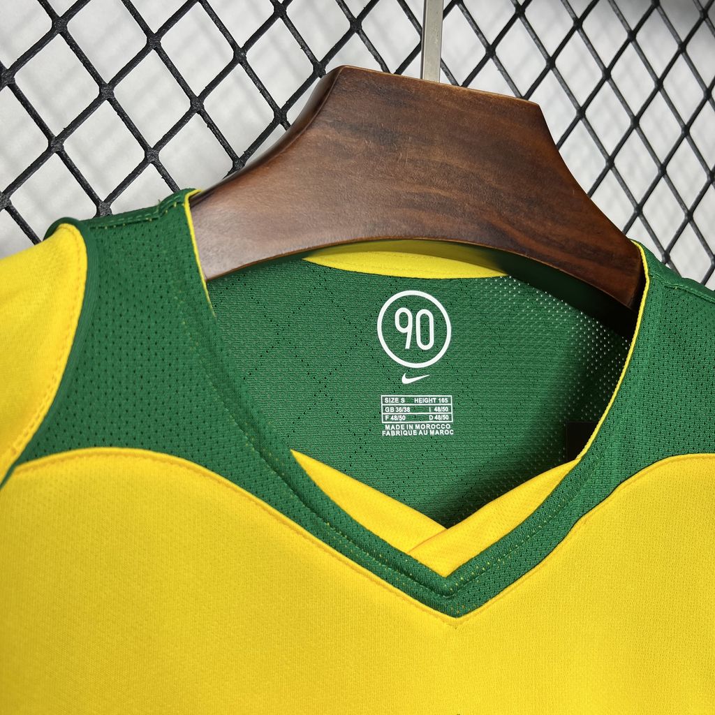 AlphaJersey-Retro Brazil 2004 Home Jersey