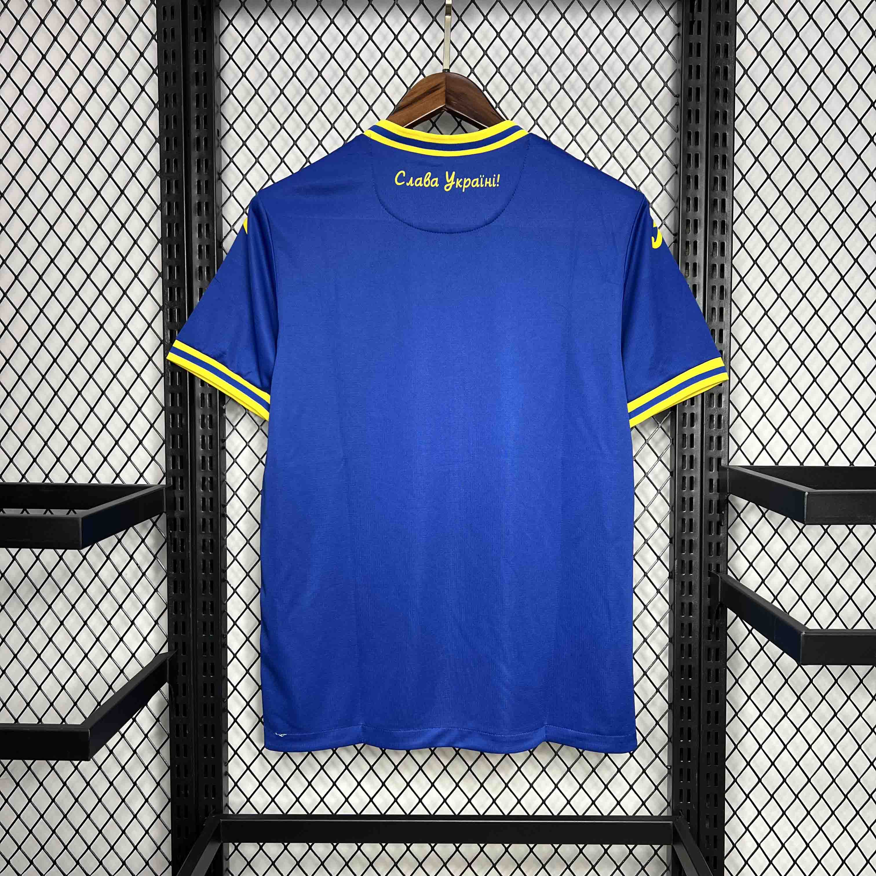 AlphaJersey-Ukraine 2024 Away Jersey - Fans Version