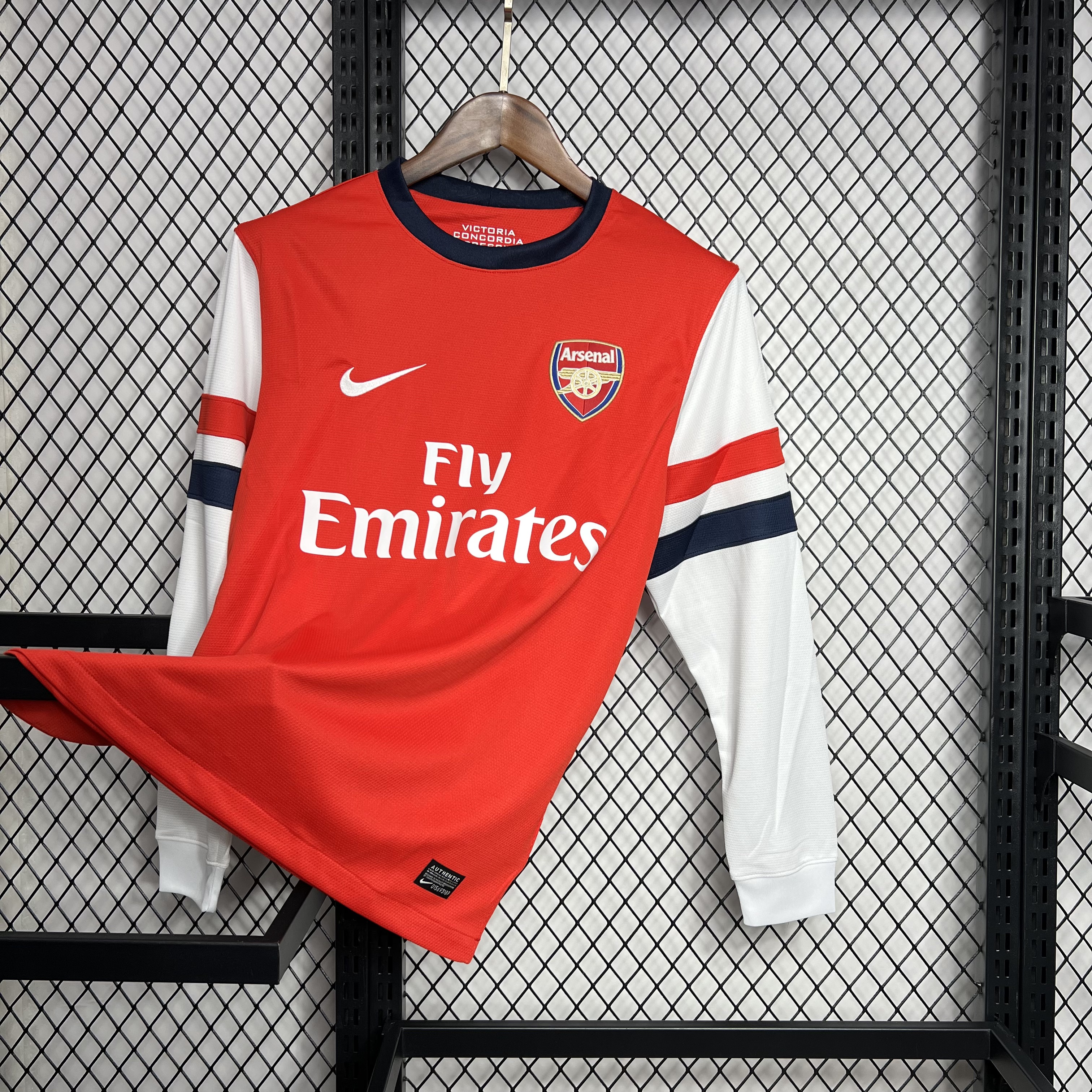 AlphaJersey-Retro Arsenal 2012-13 Home Long Sleeve Jersey