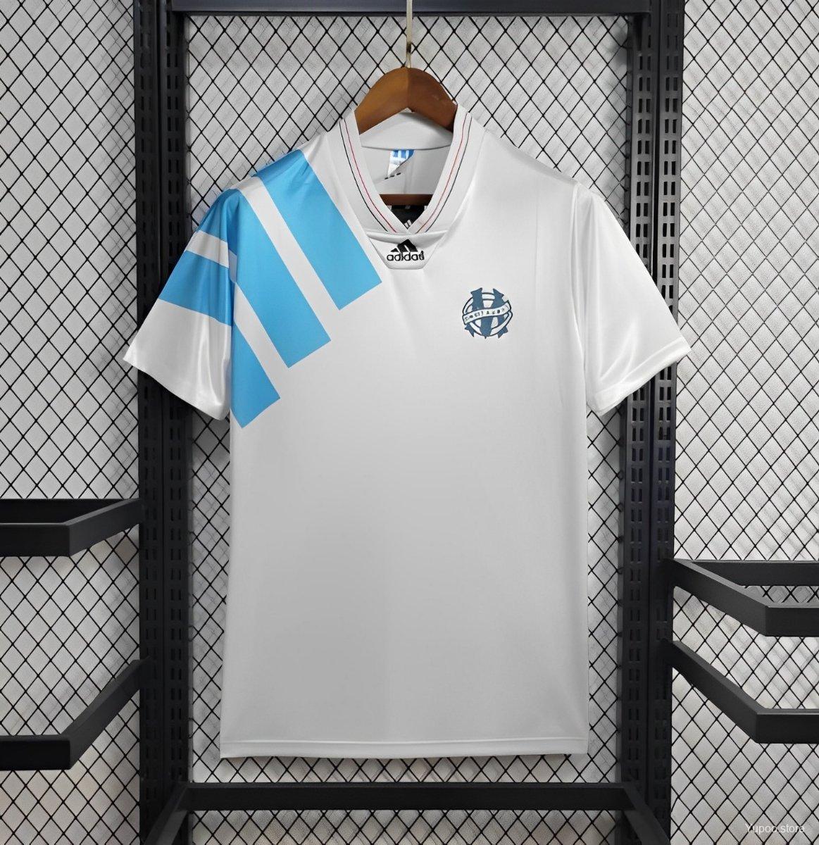 AlphaJersey-Retro Marseille 1992-93 European Home Jersey