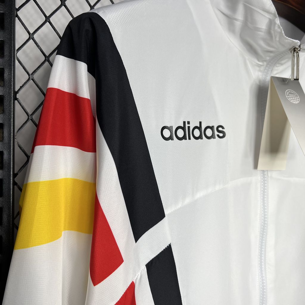 AlphaJersey-Germany 2024 White Windbreaker - Player Version