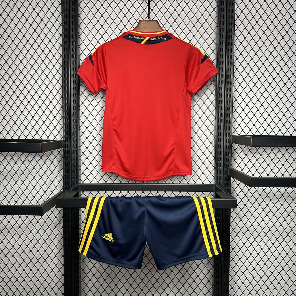 AlphaJersey-Retro Spain 2012 Home Stadium Kids Kit