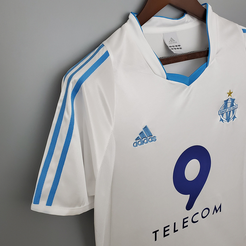 AlphaJersey-Retro Marseille 2003-04 Home Stadium Jersey