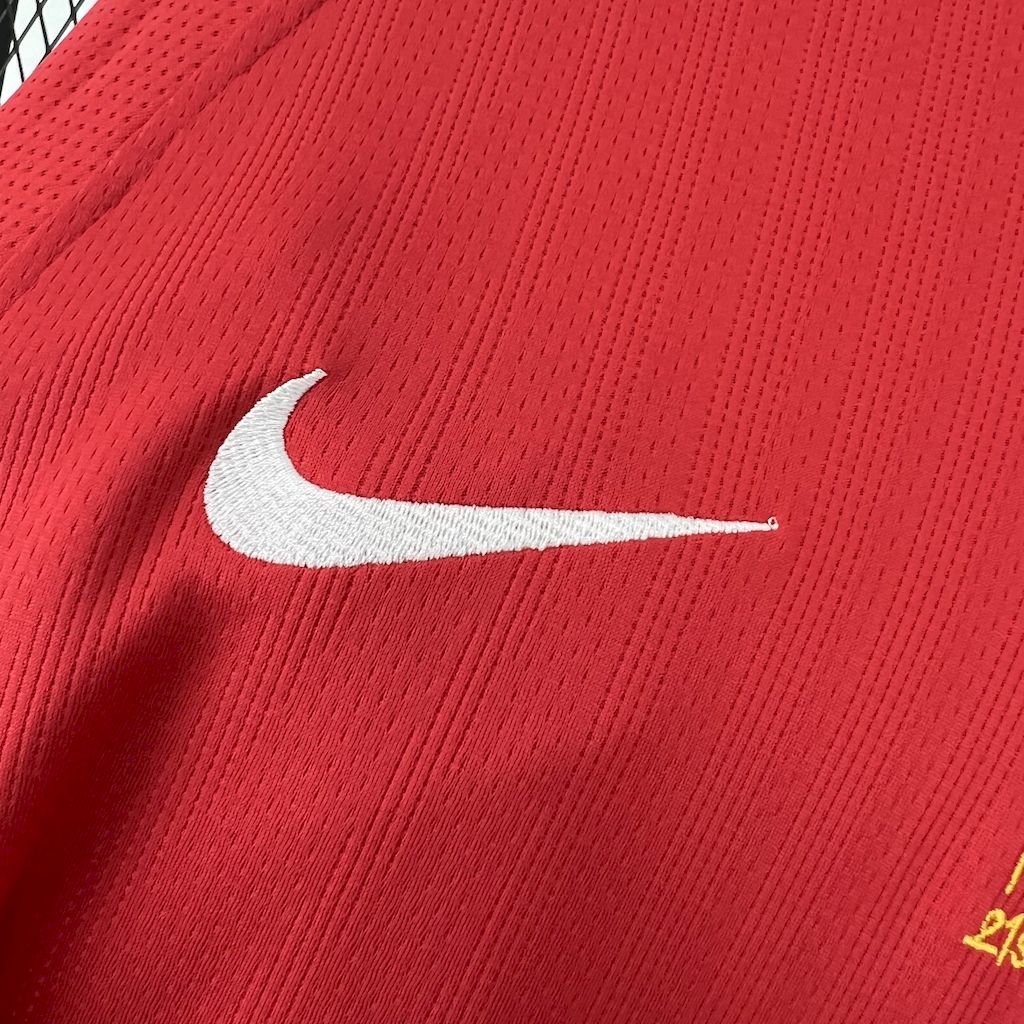 AlphaJersey-Retro Manchester United 07-08 Champions League Final Home Long Sleeve Jersey